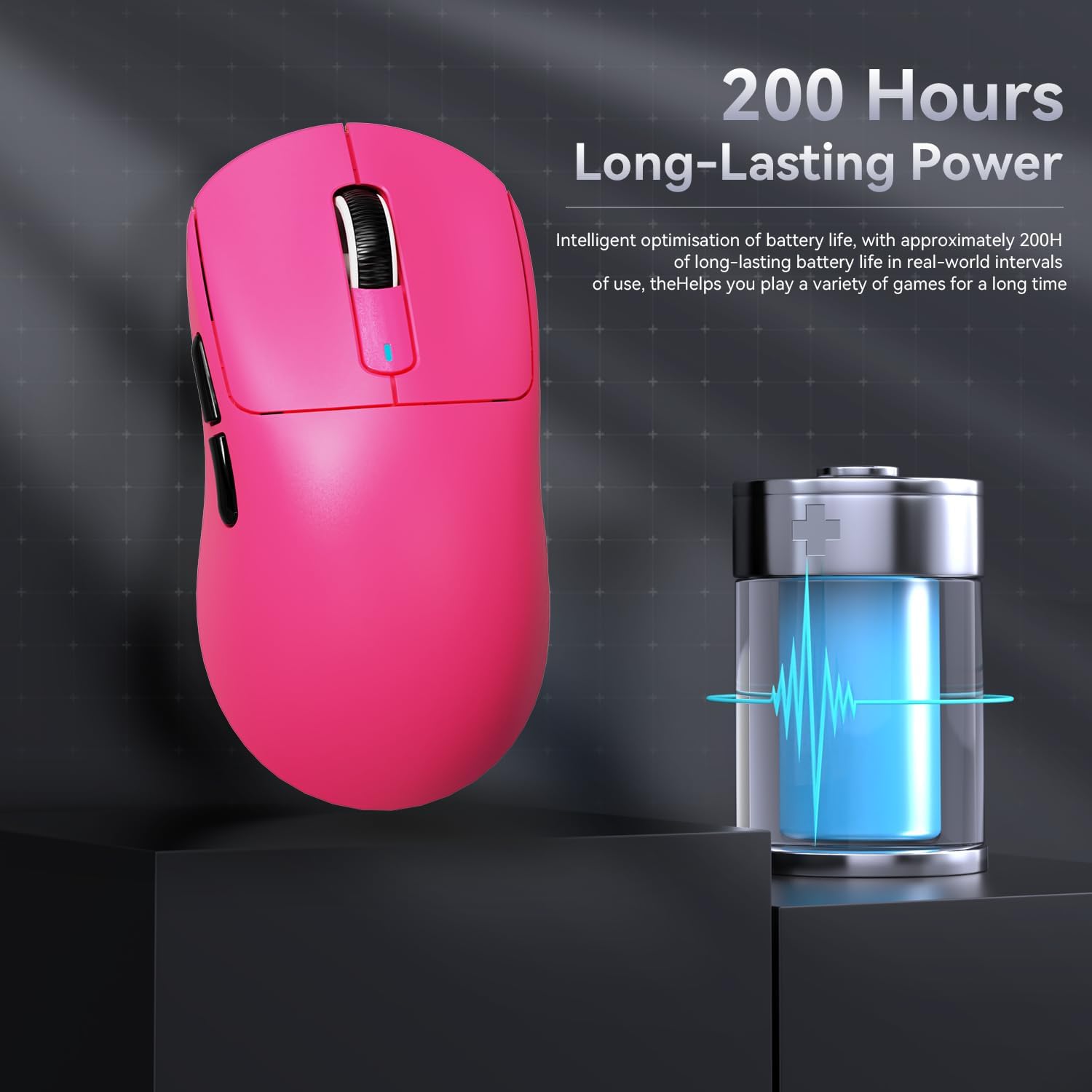 Attack Shark X3 Mouse Gaming Wireless Superlight 49g - immagine 4