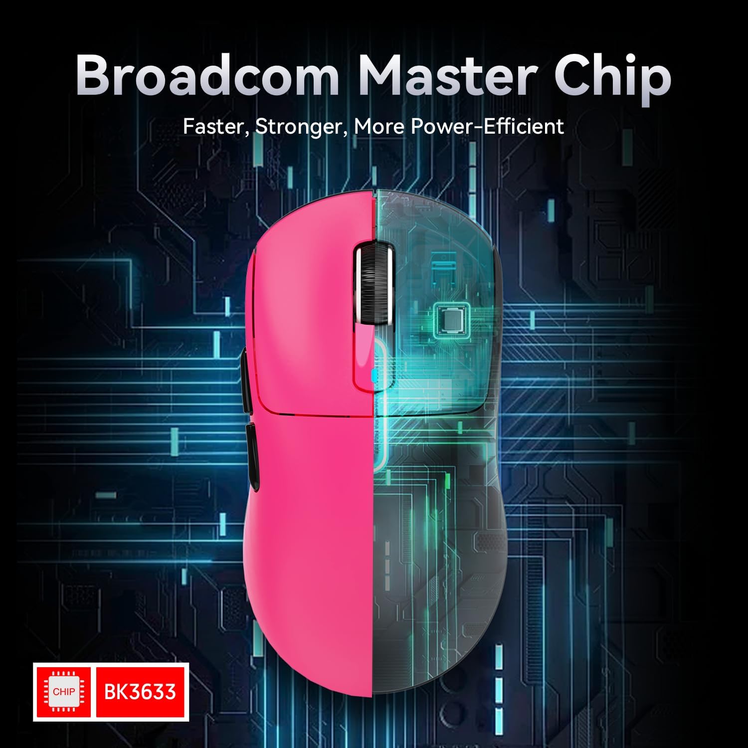 Attack Shark X3 Mouse Gaming Wireless Superlight 49g - immagine 5