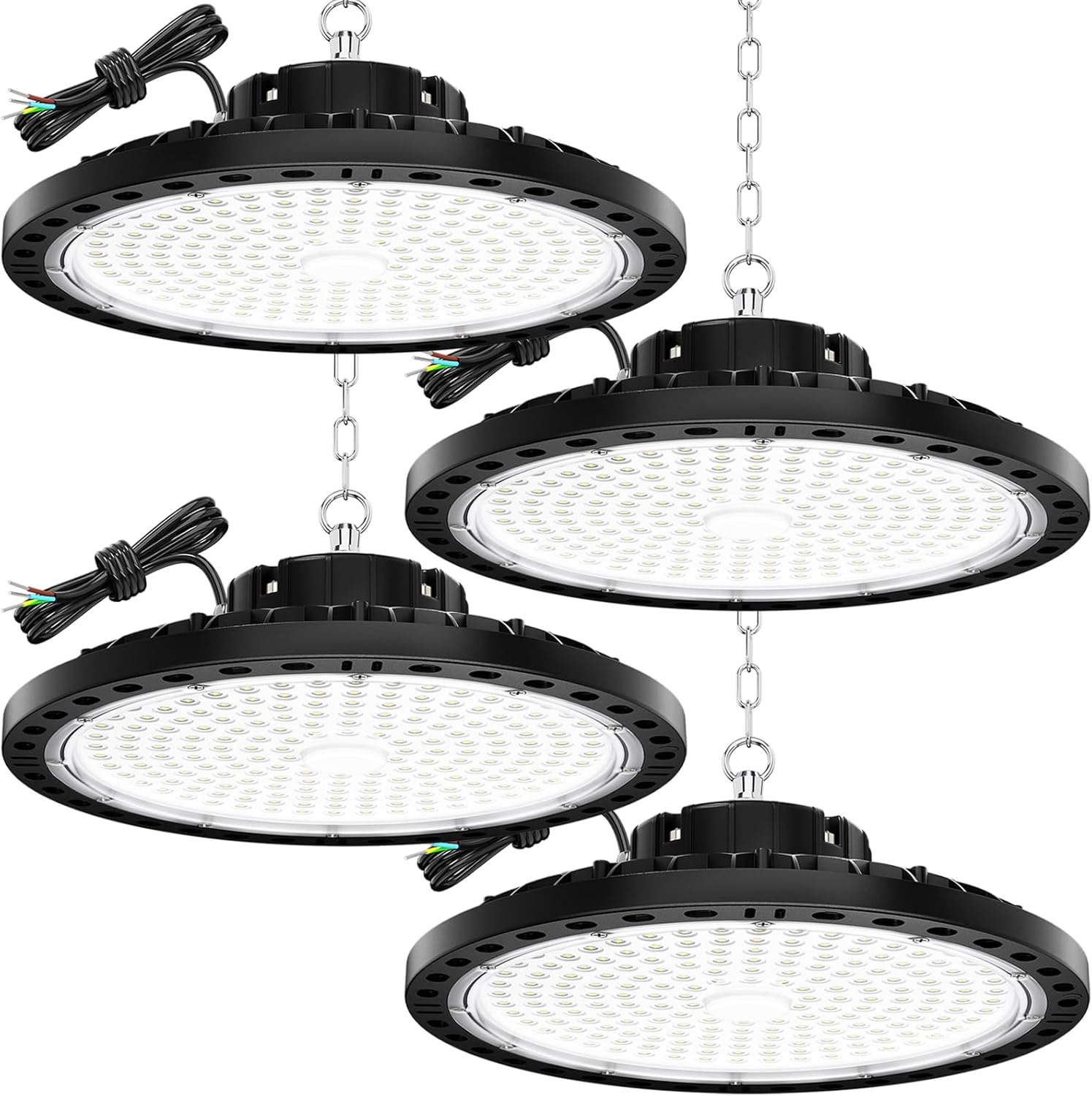 Faretto LED UFO Interno 200W 20000LM (4 Pezzi) - immagine 1