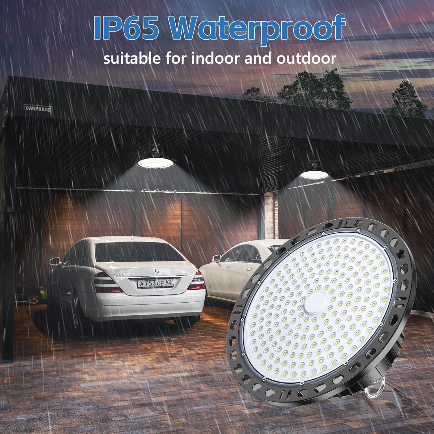 Faretto LED UFO Interno 200W 20000LM (4 Pezzi) - immagine 5