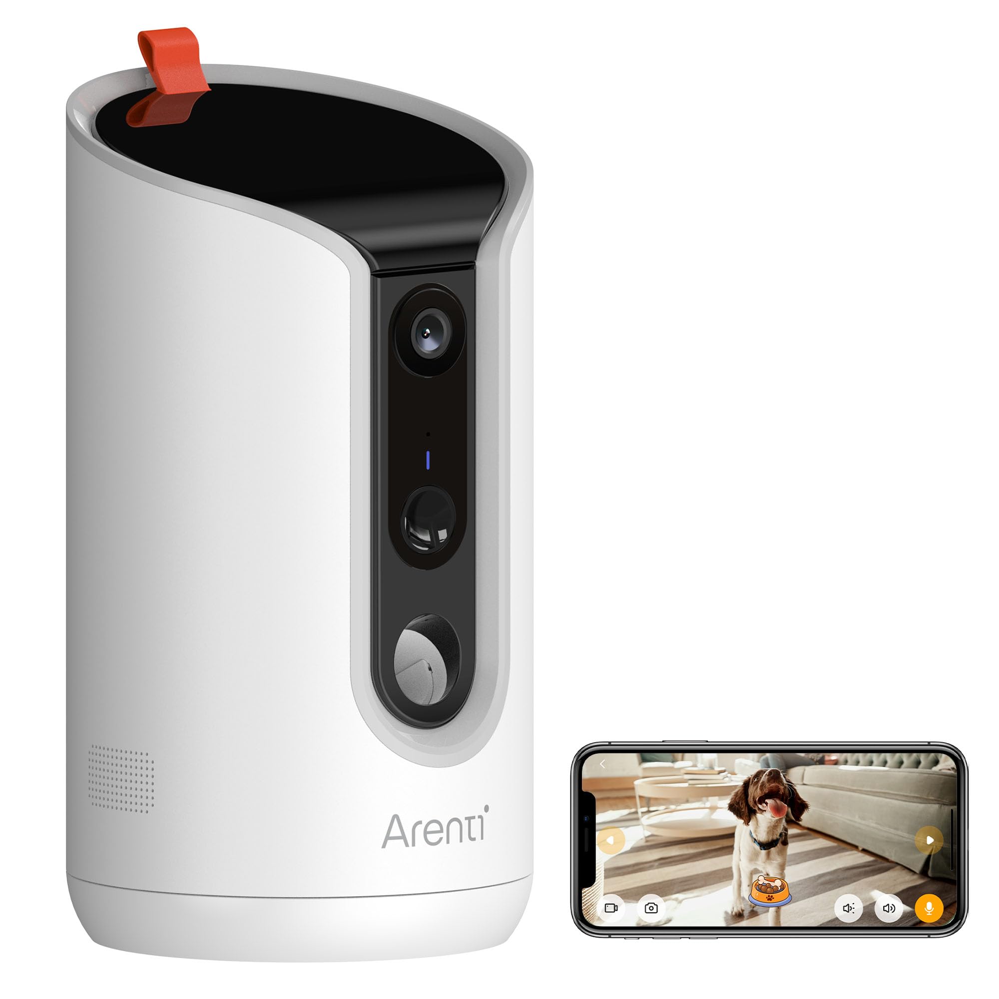 Arenti Dispenser Automatico Cibo Gatti WiFi con Telecamera 3MP