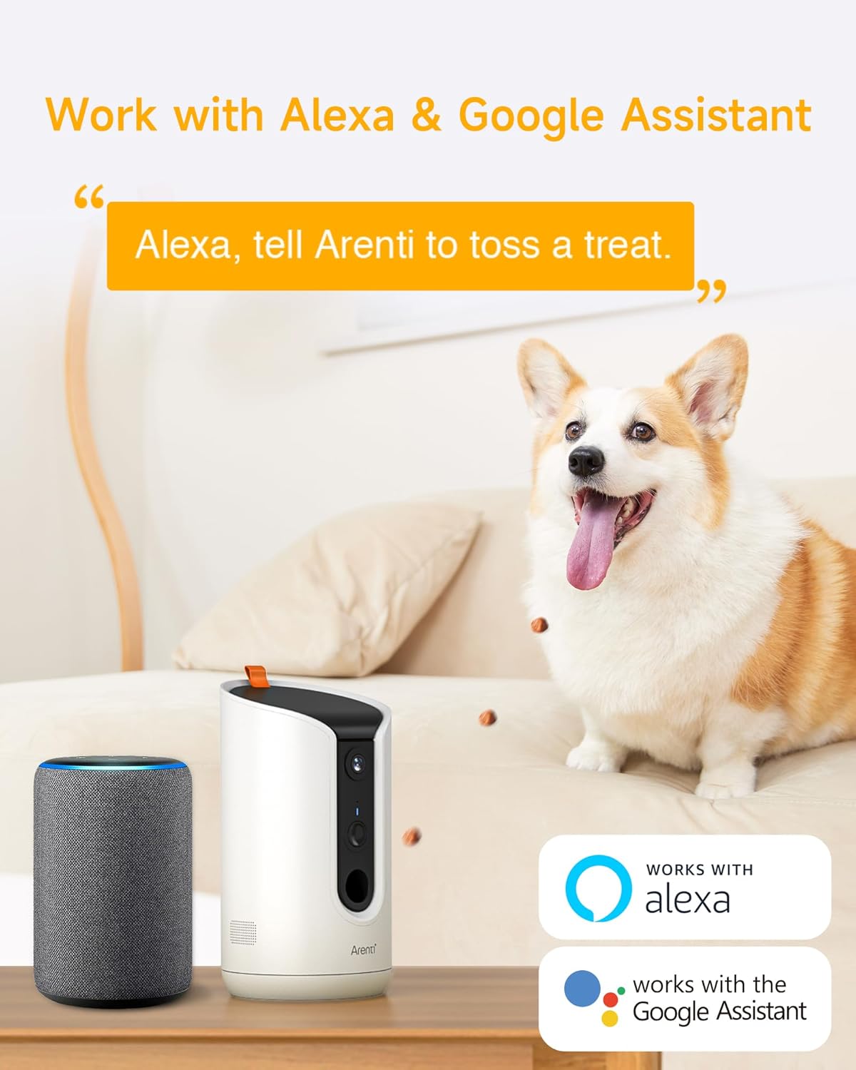 Arenti Dispenser Automatico Cibo Gatti WiFi con Telecamera 3MP - immagine 7