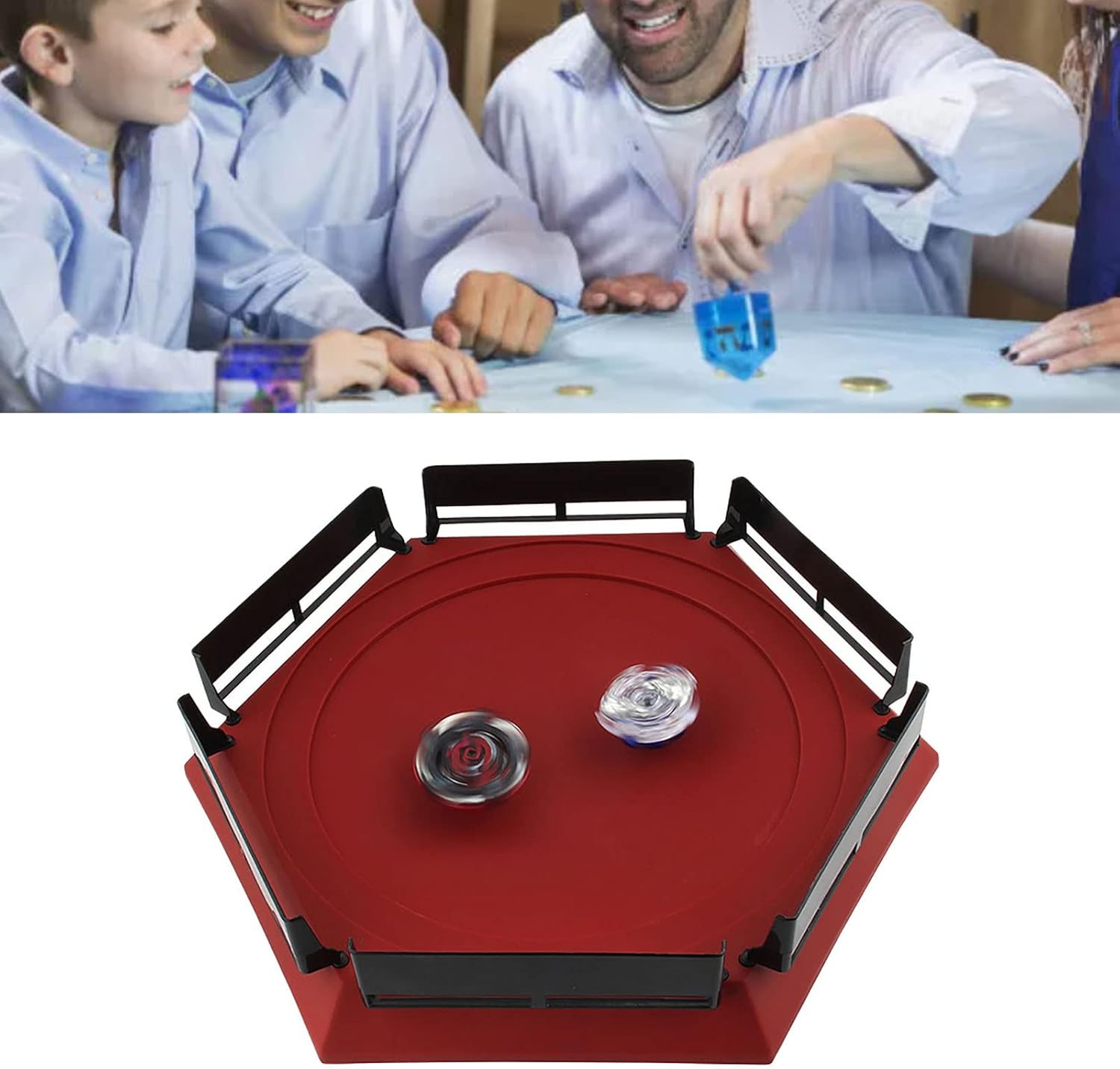 Vbestlife Burst Battle Top Beystadium, Rosso - immagine 4