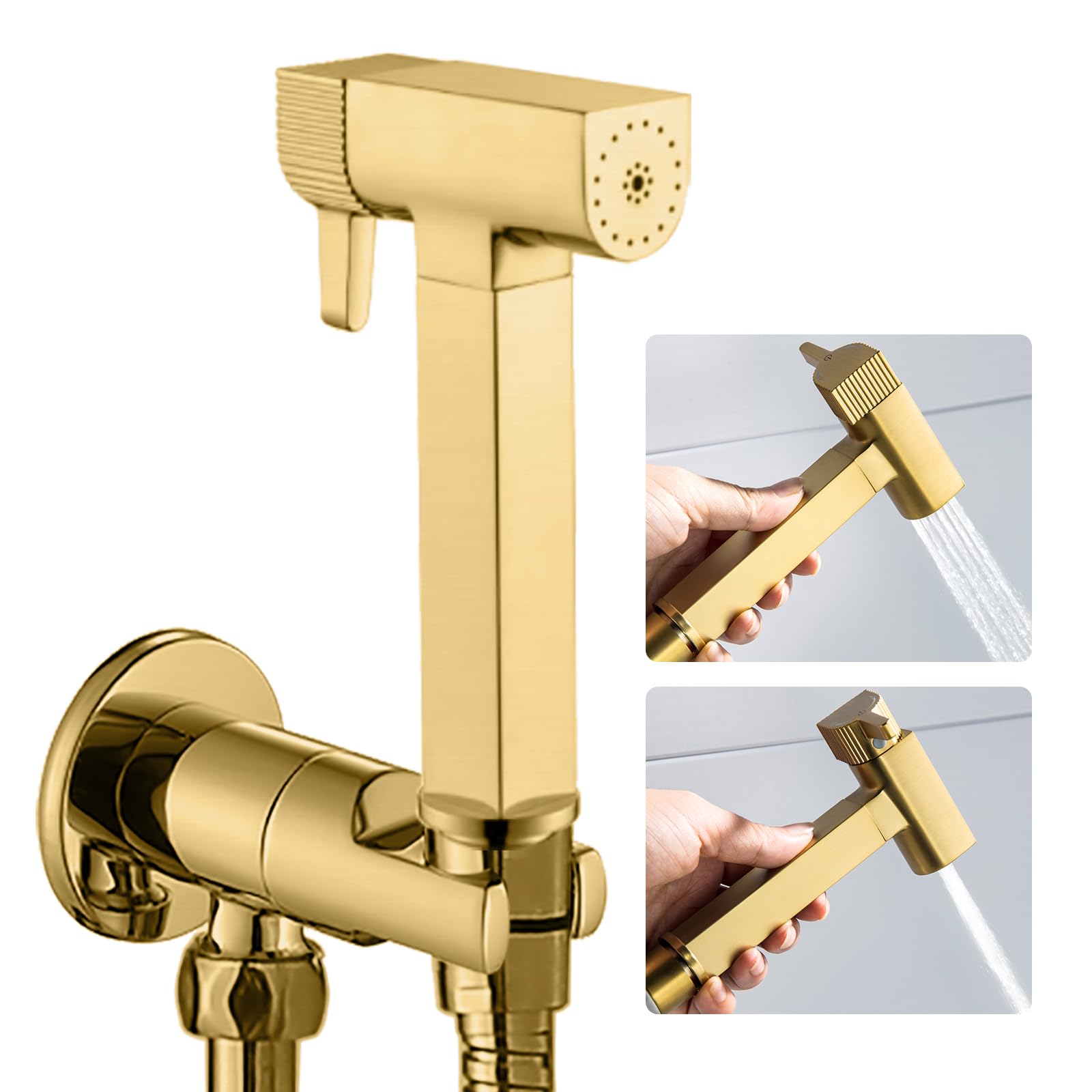 Doccetta per Bidet Oro Spazzolato in Ottone