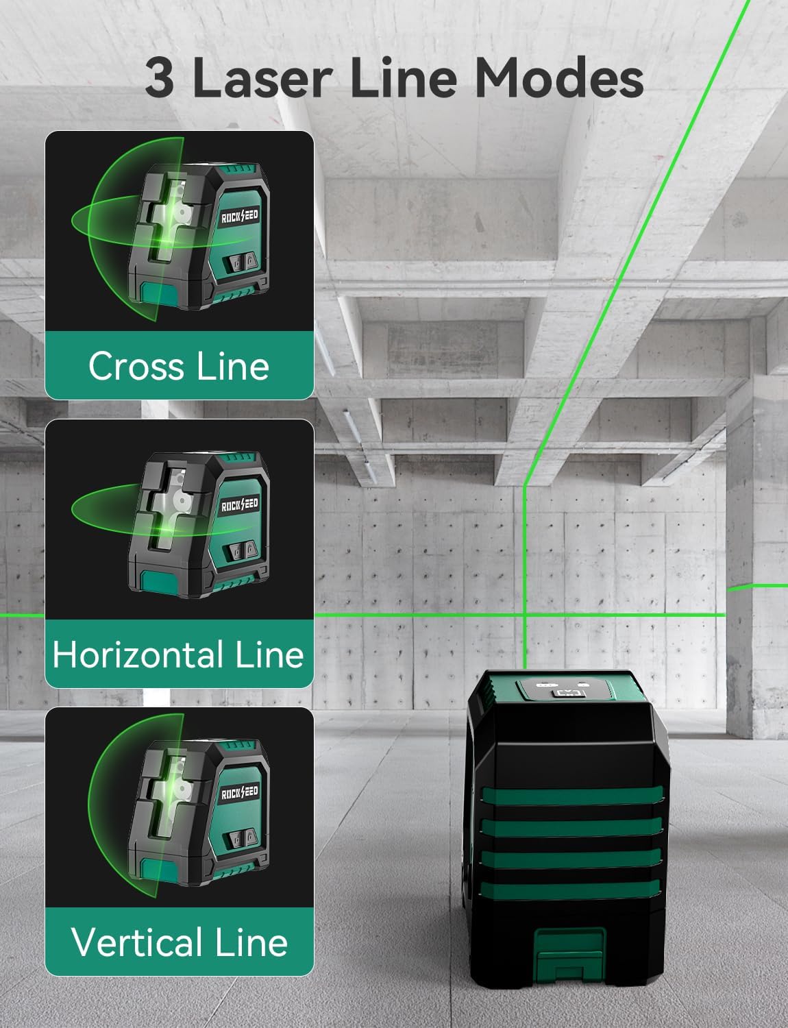 Rockseed Livella Laser Doppio Modulo Autolivellante - immagine 5