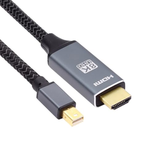 CY Mini DP DisplayPort 1.4 sorgente a HDMI 2.0 Display 8K 60hz UHD 4K Mini-DP a HDMI maschio cavo monitor