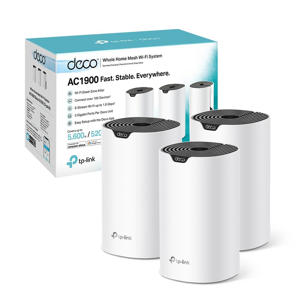Tp-link Deco S1900(3-pack) Router WiFi Mesh AC1900Mbps