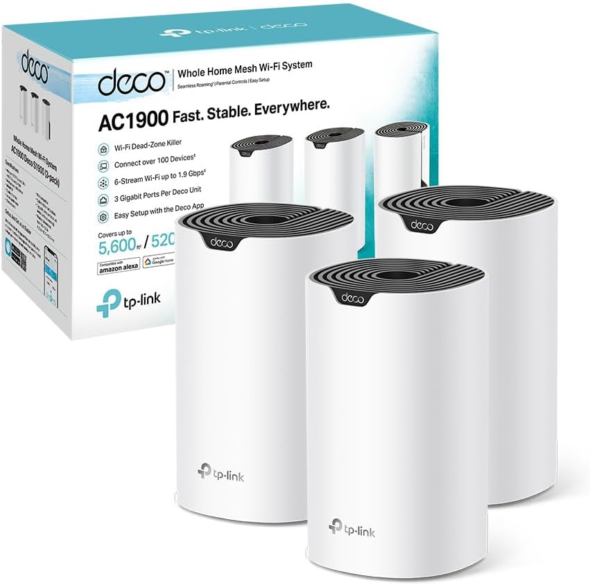 Tp-link Deco S1900(3-pack) Router WiFi Mesh AC1900Mbps - immagine 1