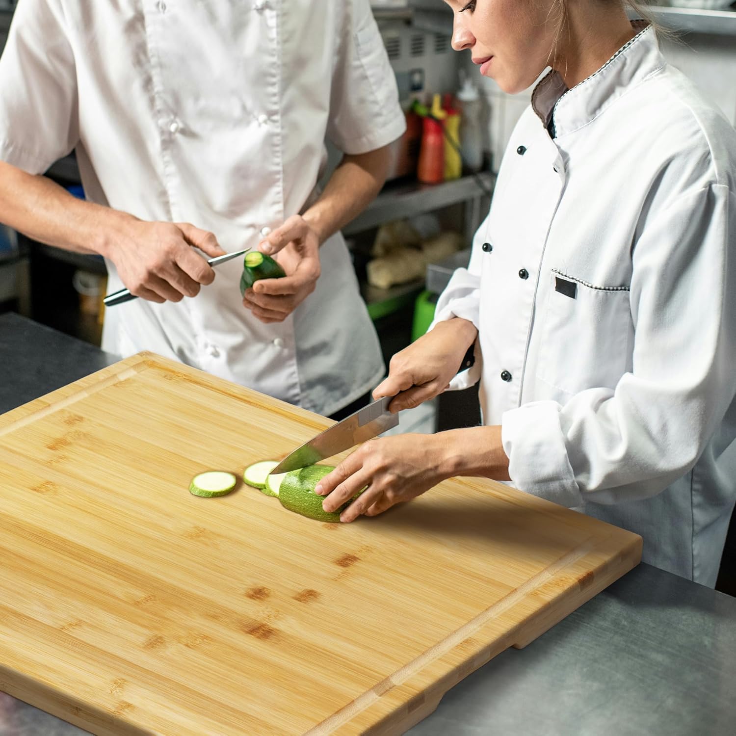 Utoplike Grande Tagliere in Legno di Bambù XL - immagine 2