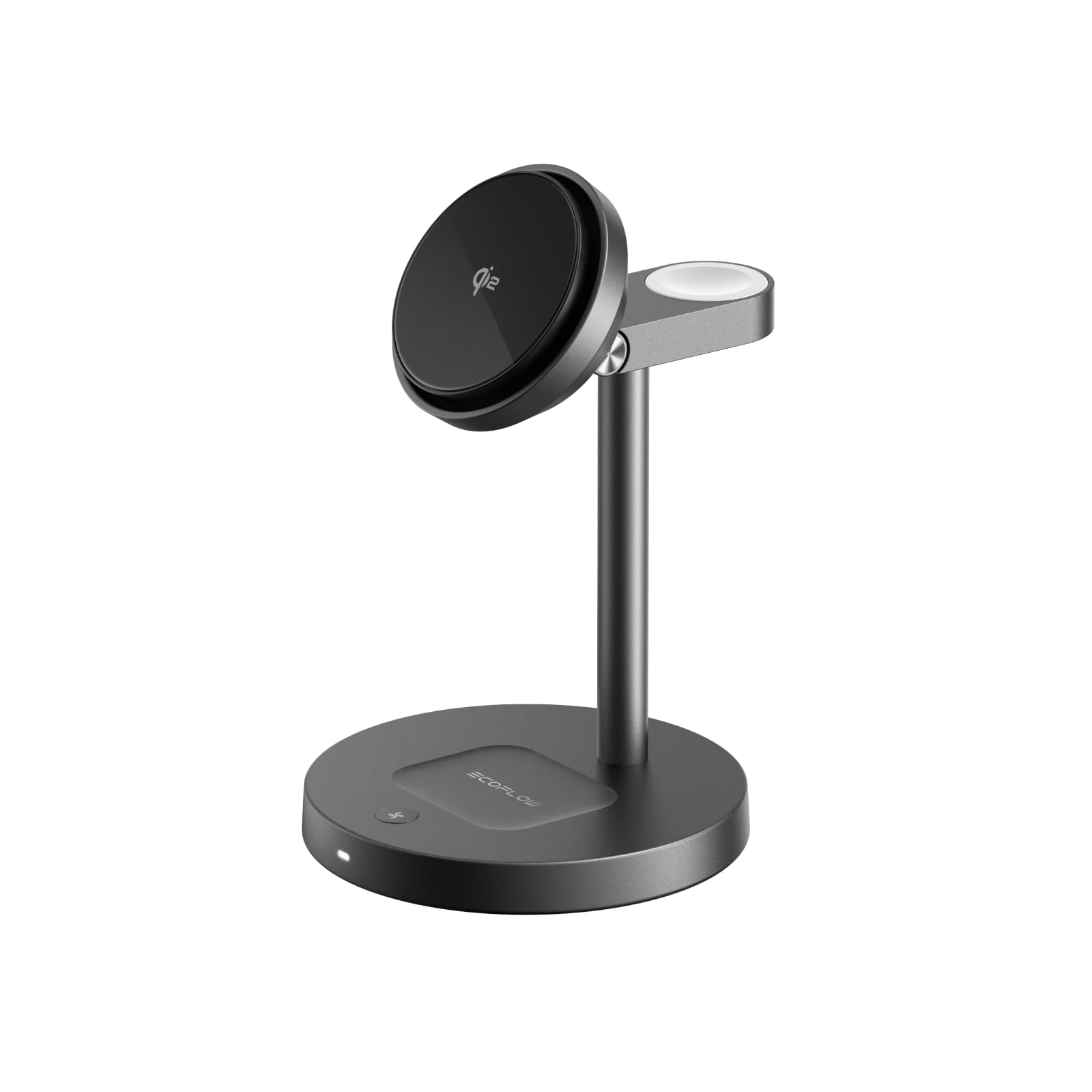 EcoFlow 3 in 1 Qi2 - Stazione Ricarica Magsafe, Nero