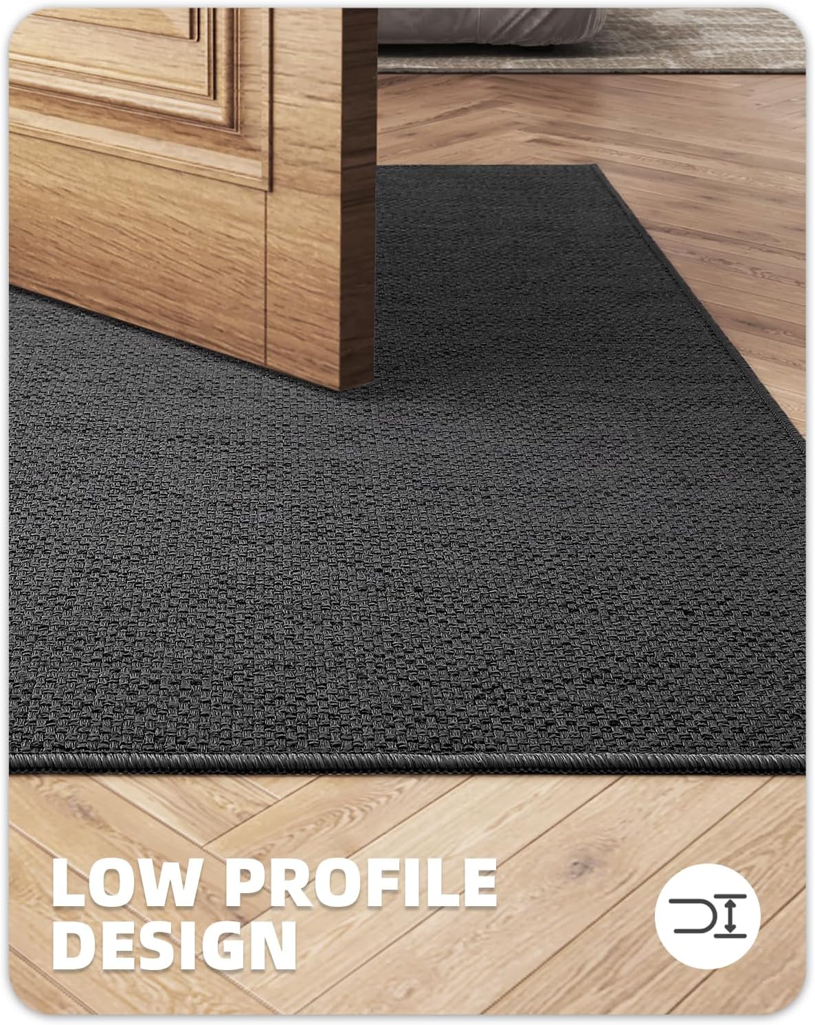 Color&geometry Tappeto Cucina Antiscivolo 71x365cm, Grigio - immagine 8