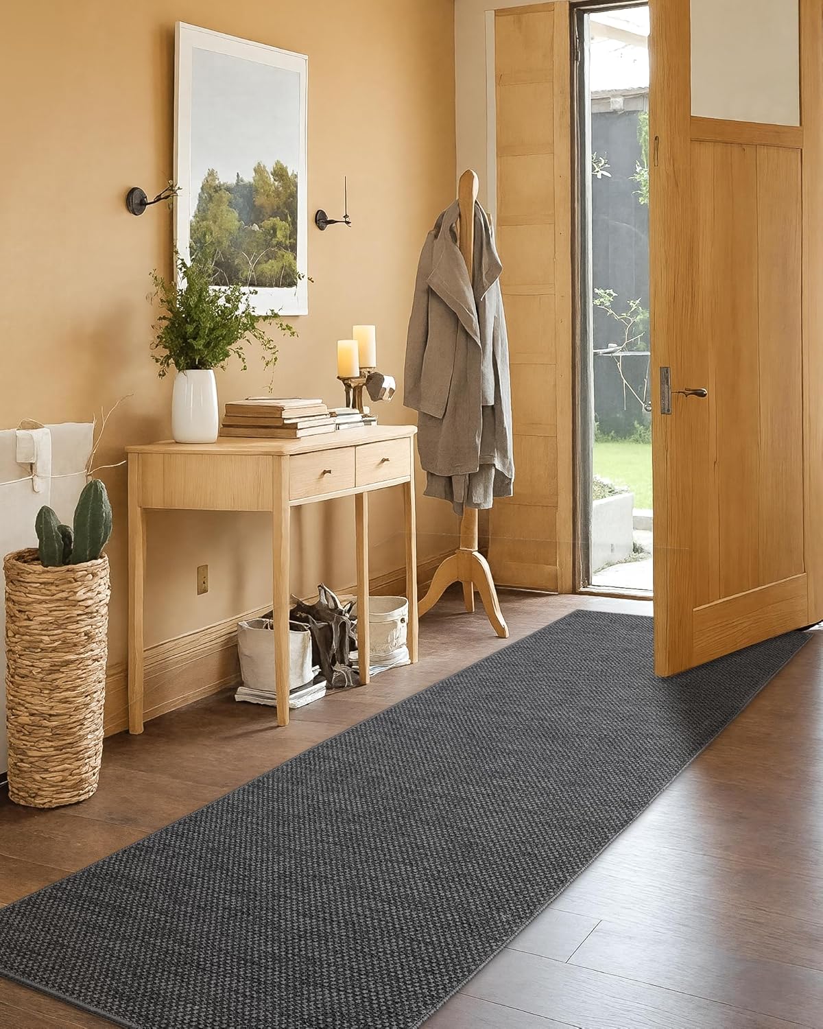 Color&geometry Tappeto Cucina Antiscivolo 71x365cm, Grigio - immagine 9