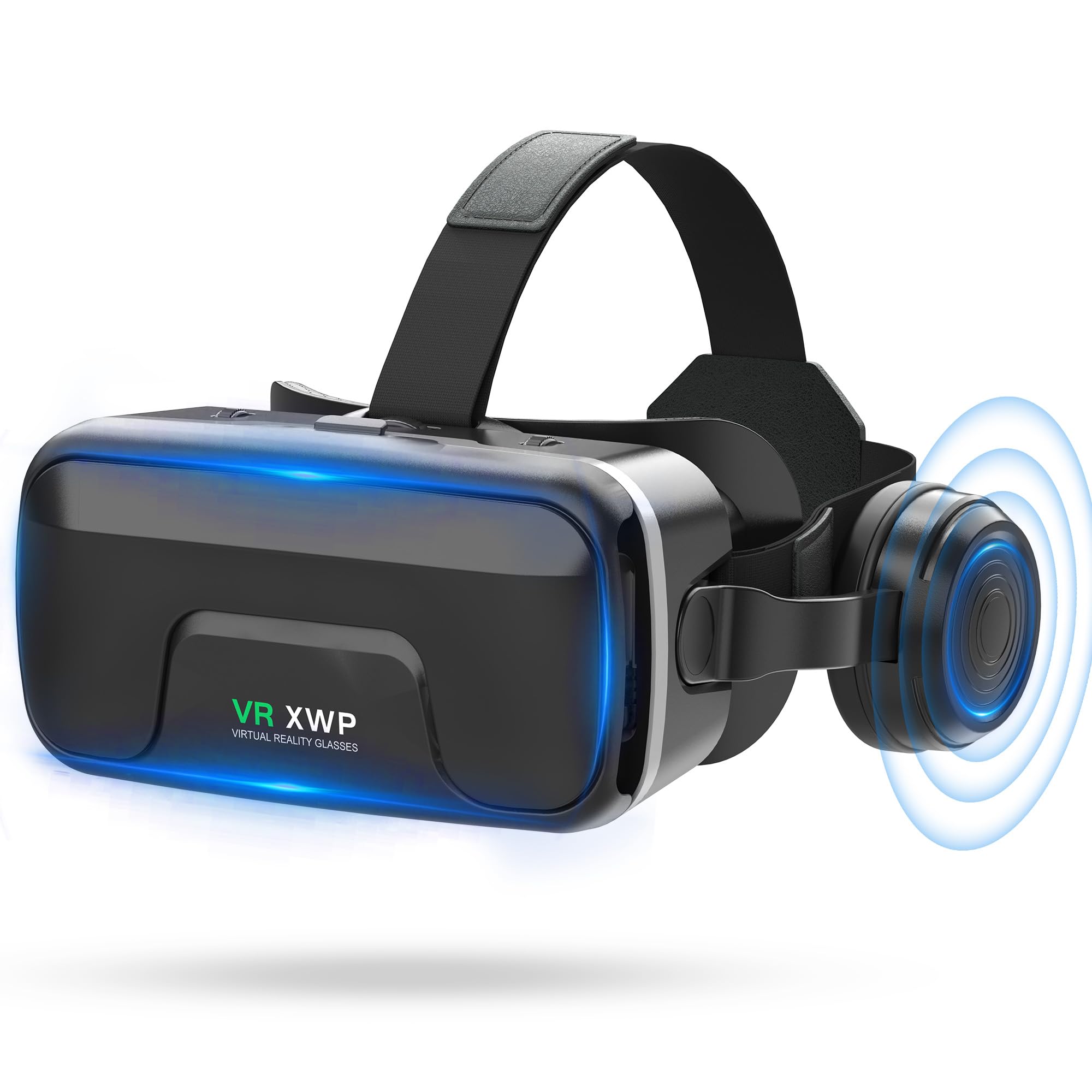 Xwp Visore Realtà Virtuale con Cuffie e Lenti HD