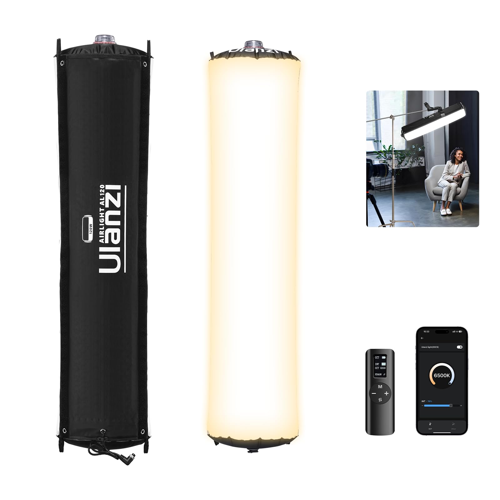 Ulanzi AL120 - Lampada Tubo LED Portatile 120W Bi-Color