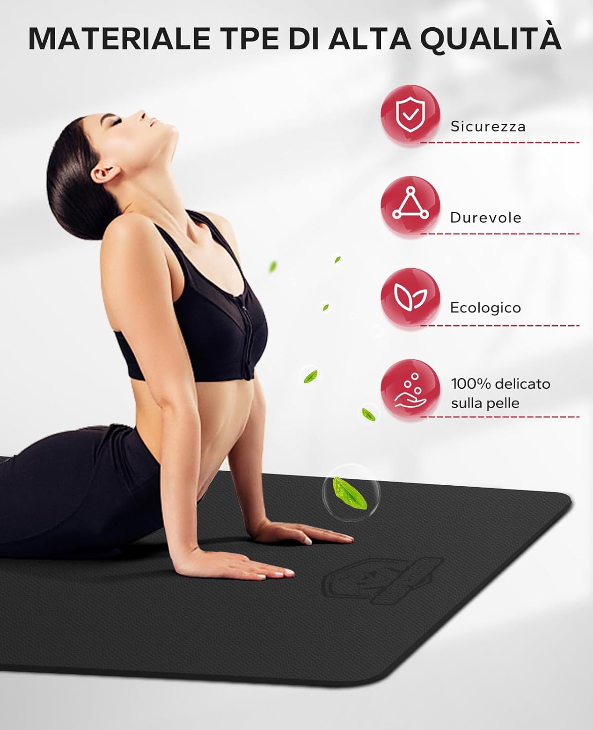 Hapbear Tappetino Yoga Grande Antiscivolo Professionale - immagine 5
