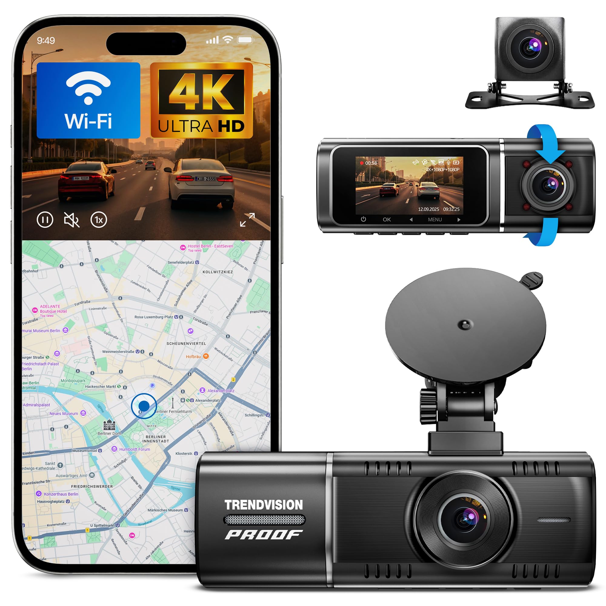 Dash CAM TrendVision Proof Ultra