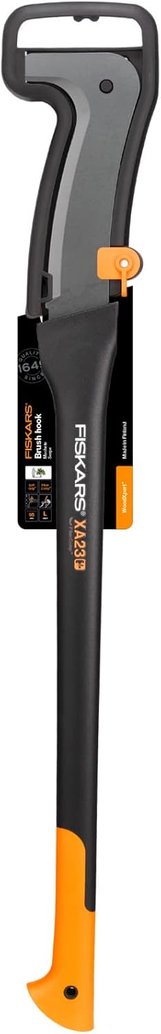 Fiskars Roncola WoodXpert XA23, Nero/Arancione - immagine 6