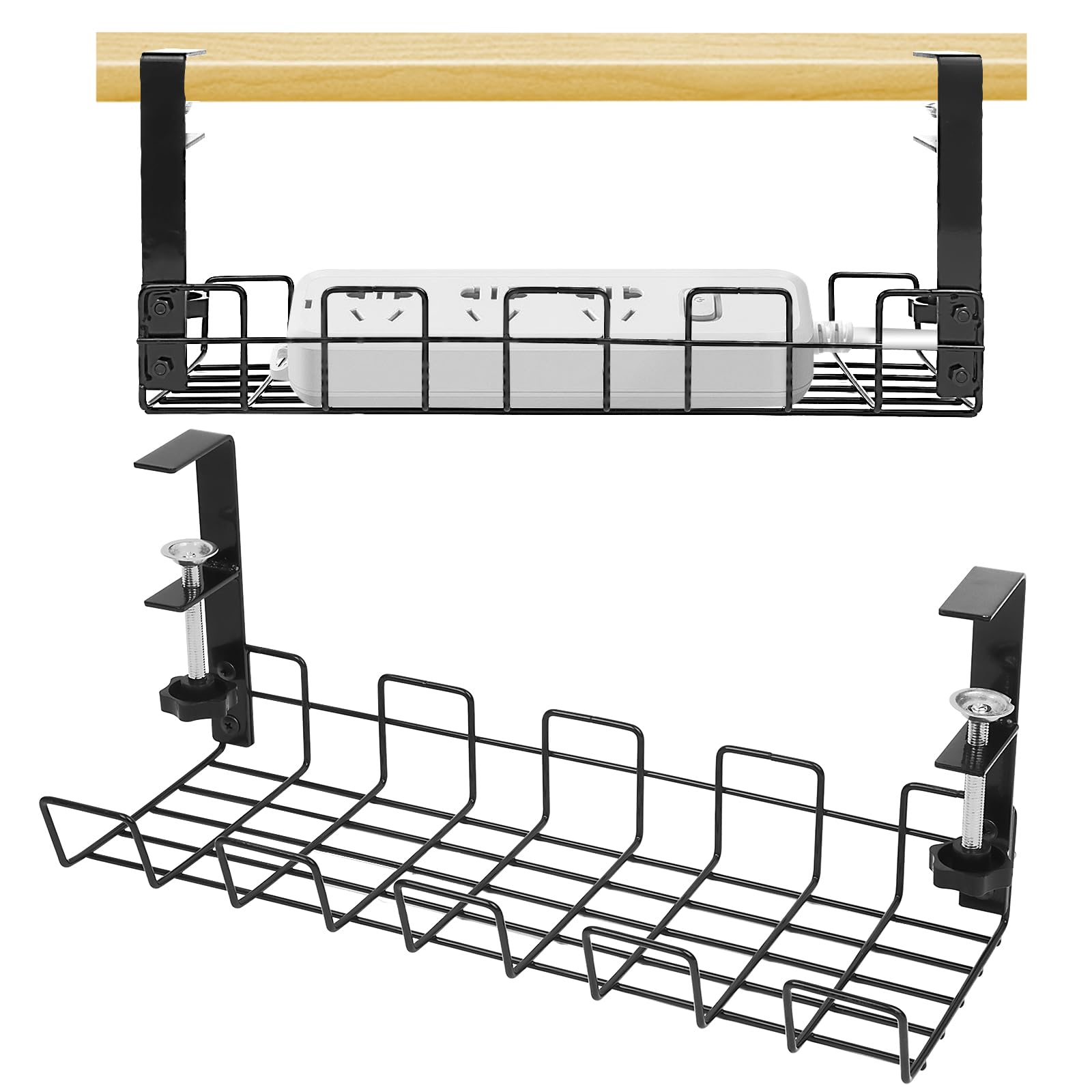 Porta Cavi Scrivania - Cable Management Senza Trapano