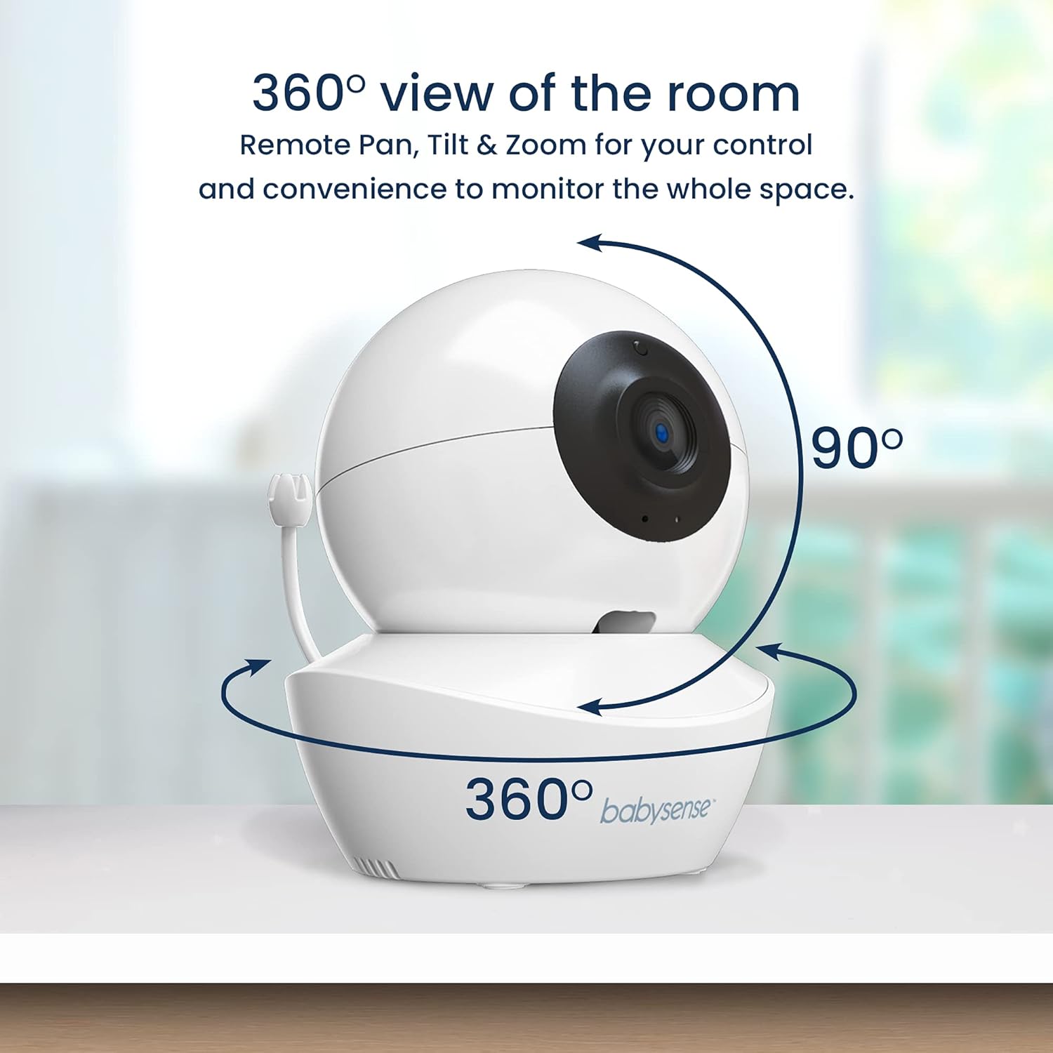 Babysense Baby Monitor Video con Schermo Diviso 4,3" - immagine 7