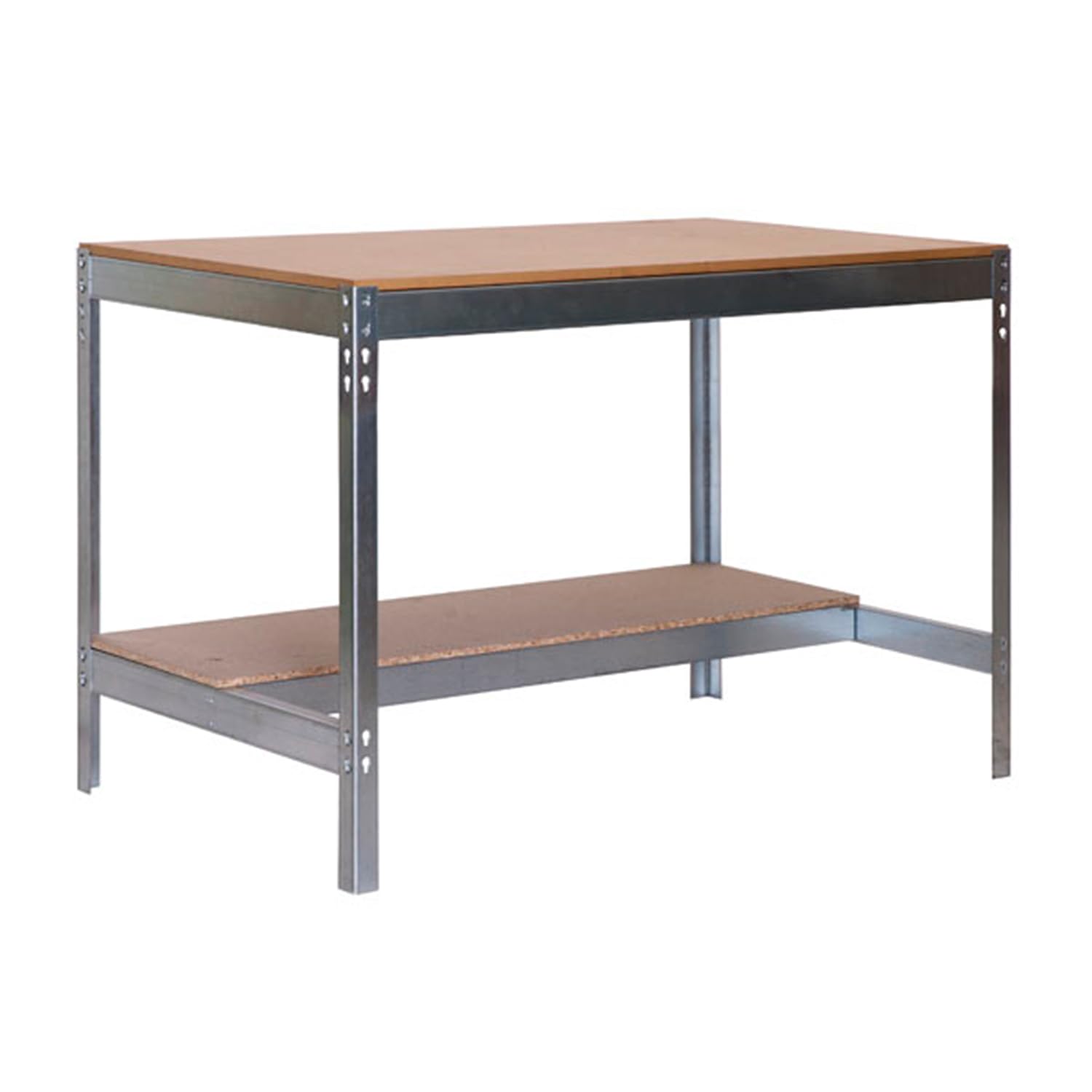 Simon Rack Banco da Lavoro Officina 400 kg, Zincato/Legno