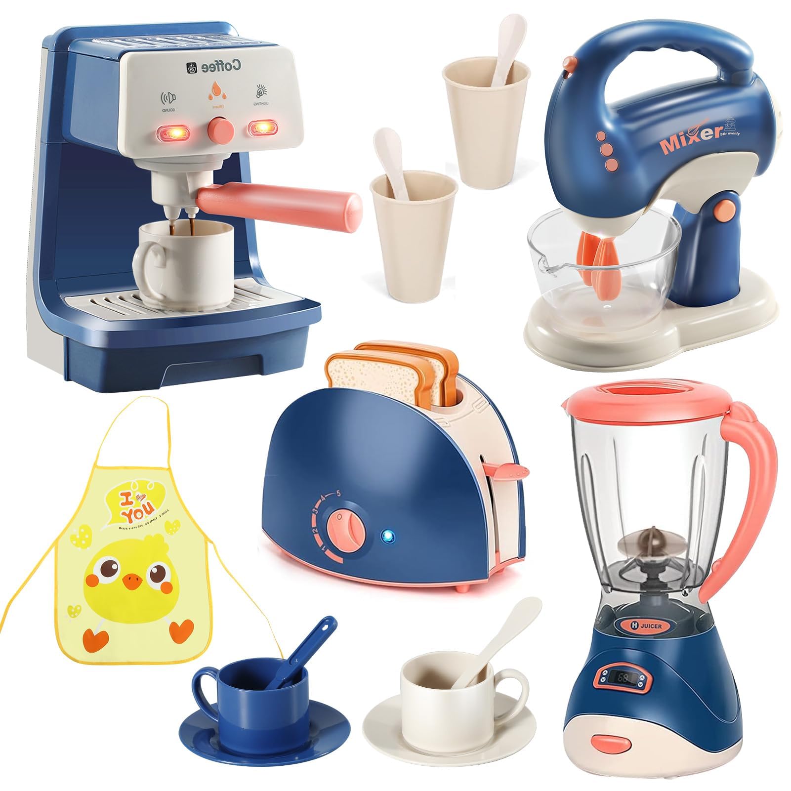 Cucina Giocattolo per Bambini - Set Elettrodomestici