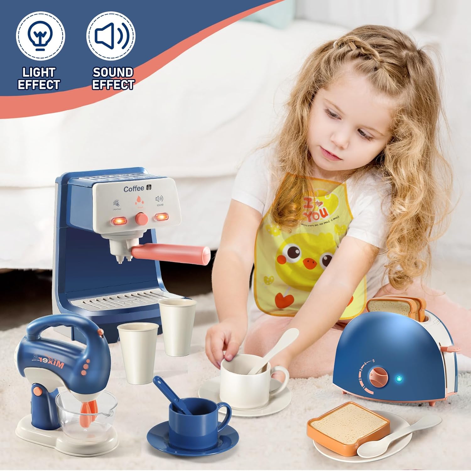 Cucina Giocattolo per Bambini - Set Elettrodomestici - immagine 2