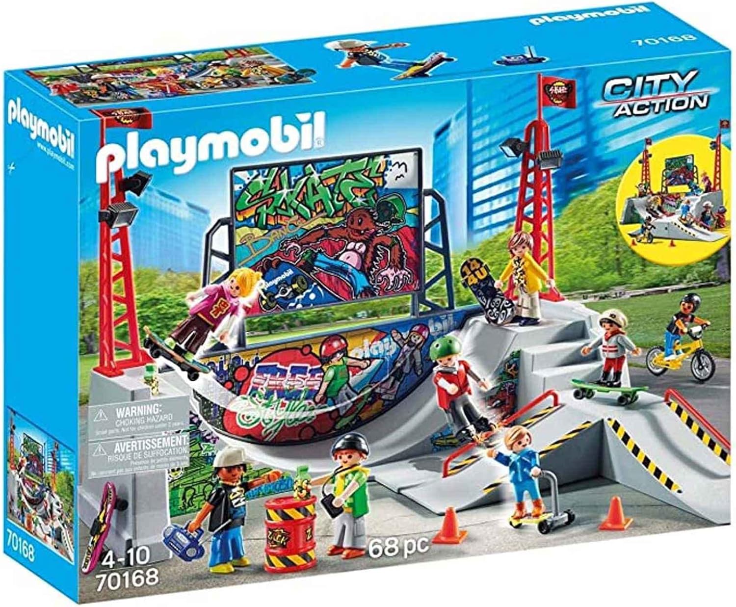 PLAYMOBIL 70168 SKATING GROUNDS - immagine 1