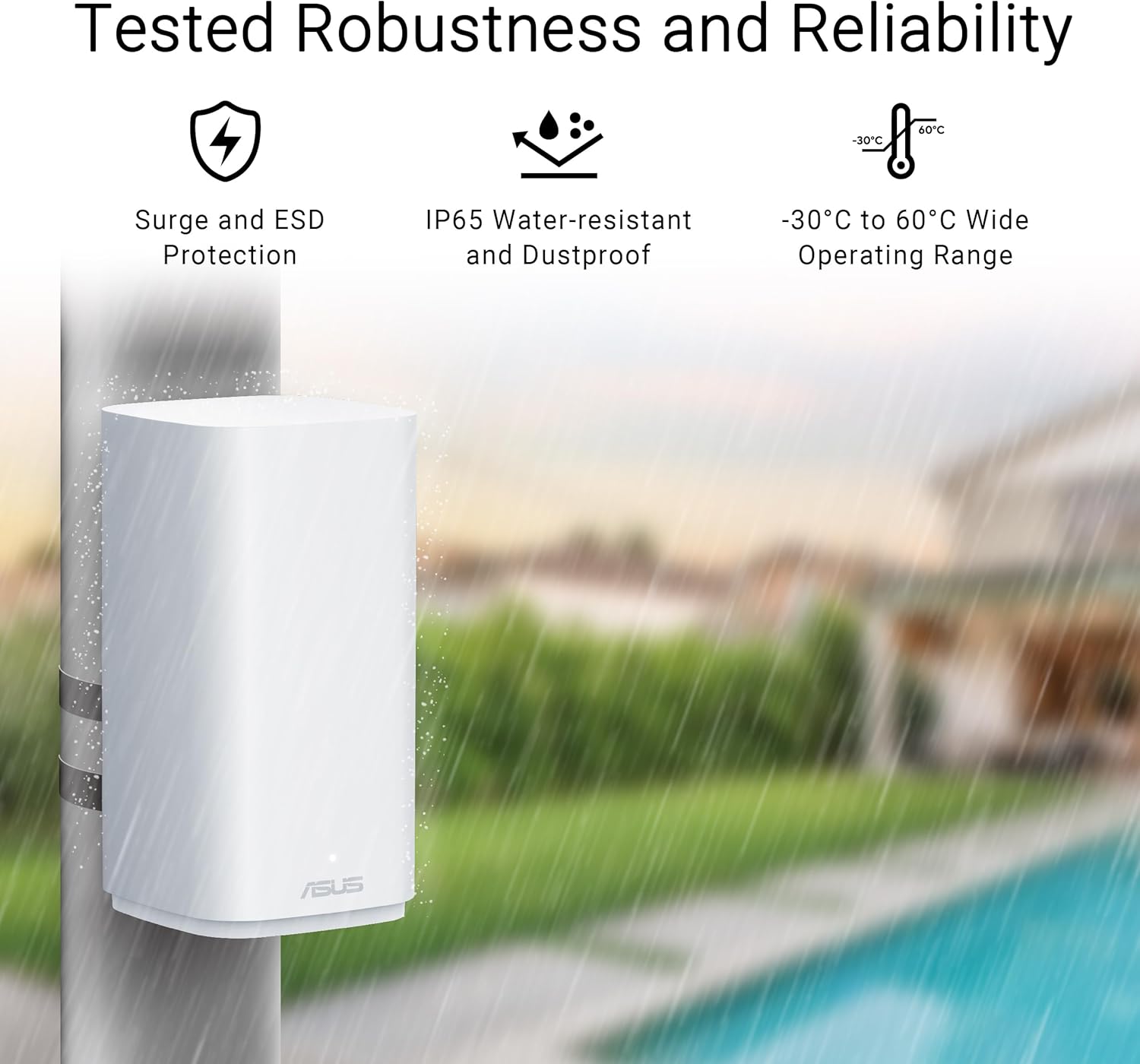 Asus ZenWiFi BD4 Outdoor - Sistema WiFi 7 Mesh Dual-Band - immagine 4