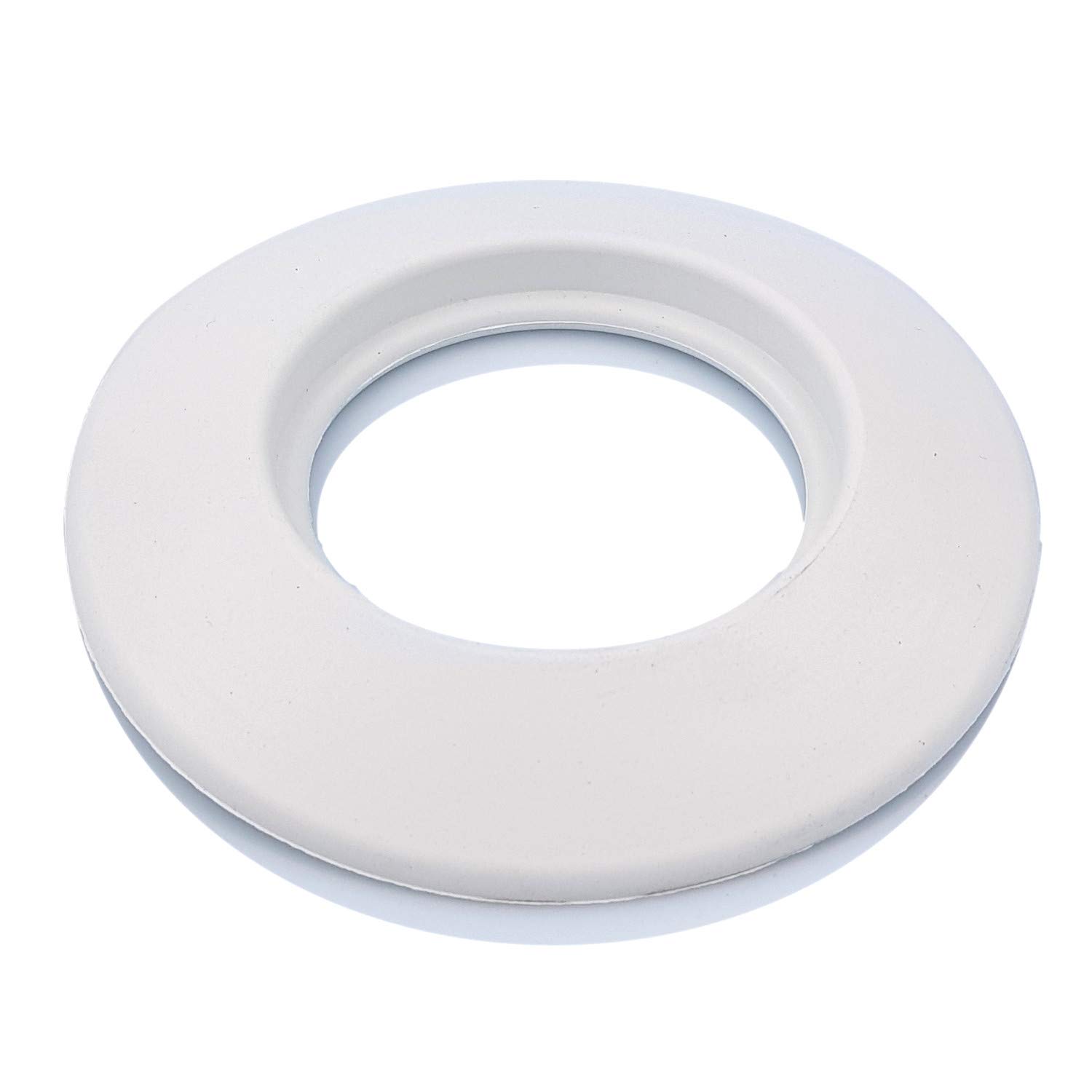 TYGERIX® Rosone Coprimuro Bianco Gomma EPDM 80mm