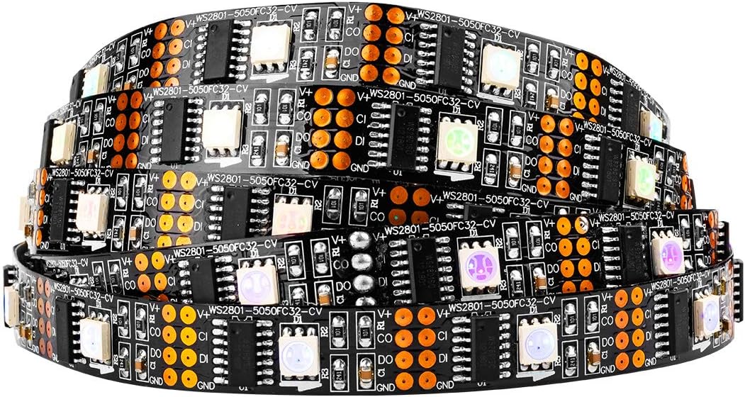 Btf-lighting Striscia LED WS2801 RGB 4m - immagine 1