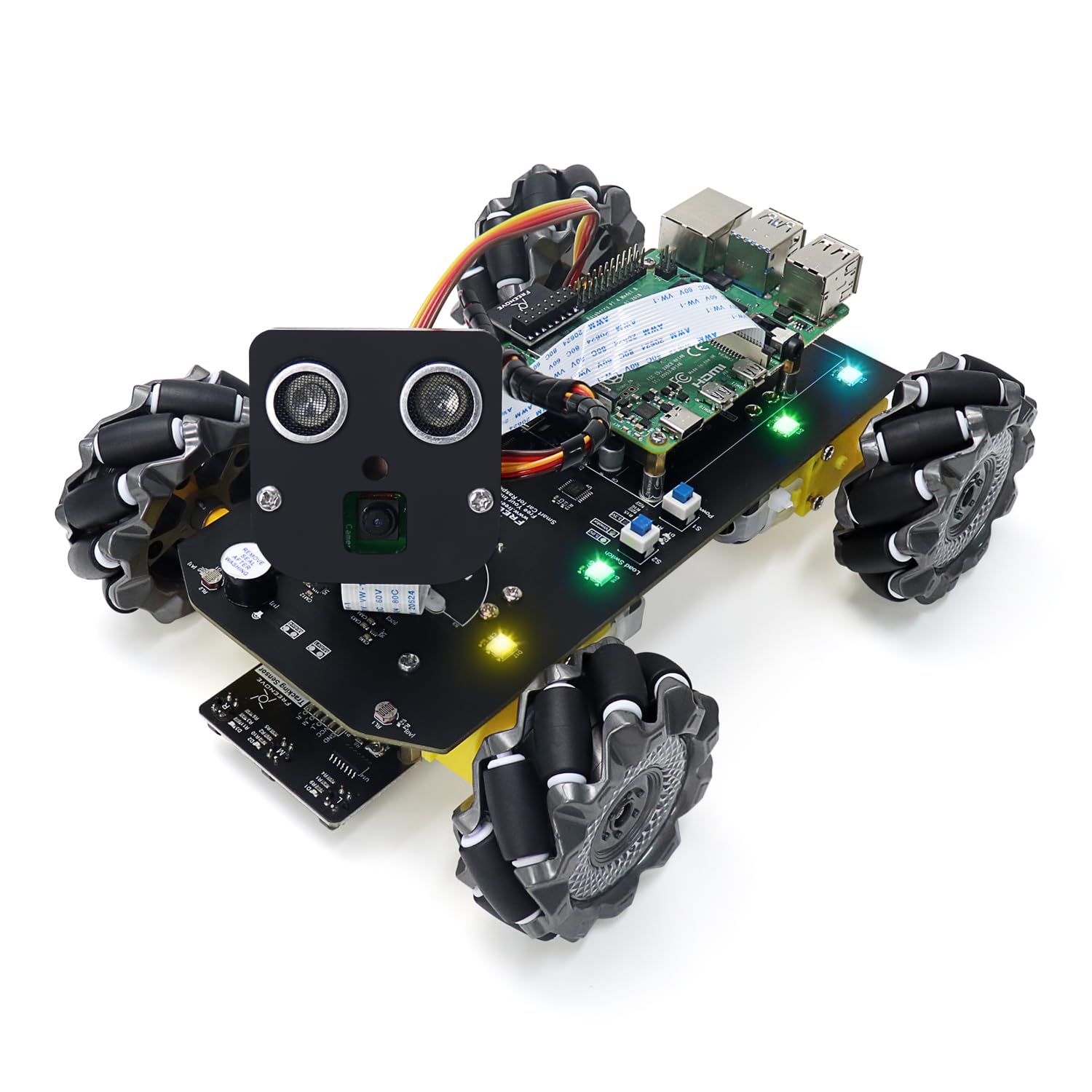 Freenove Mecanum Wheel Car Kit for Raspberry Pi