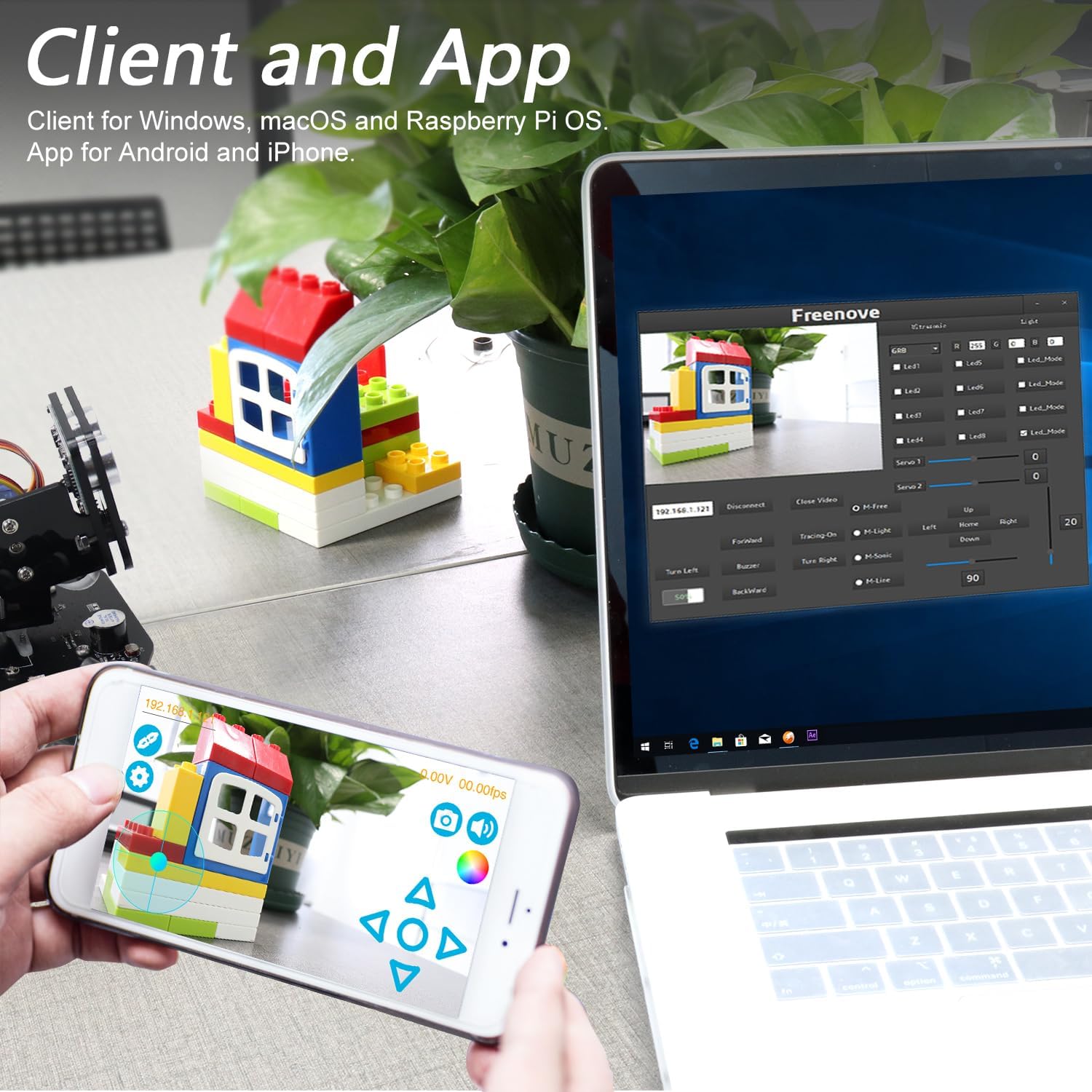 Freenove Mecanum Wheel Car Kit for Raspberry Pi - immagine 5