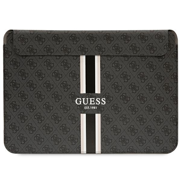 Guess Sleeve GUCS14P4RPSK 14" Nero 4G Stampato Strisce