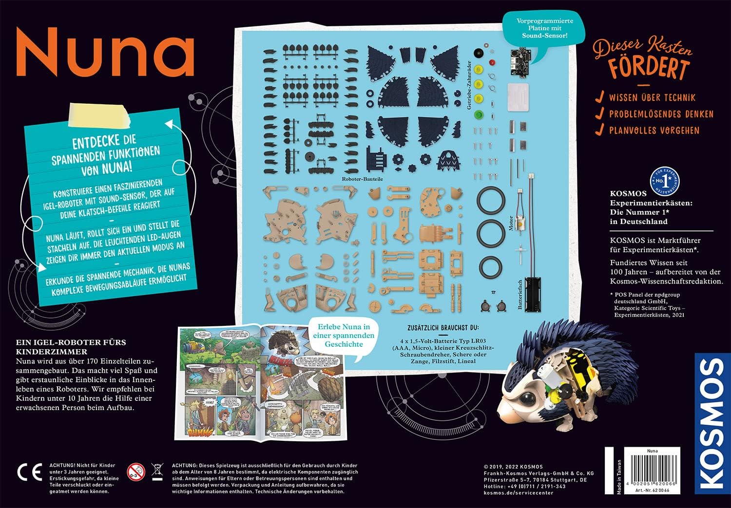 Kosmos 620066 Nuna - Il Tuo Robot Riccio Bionico - immagine 6