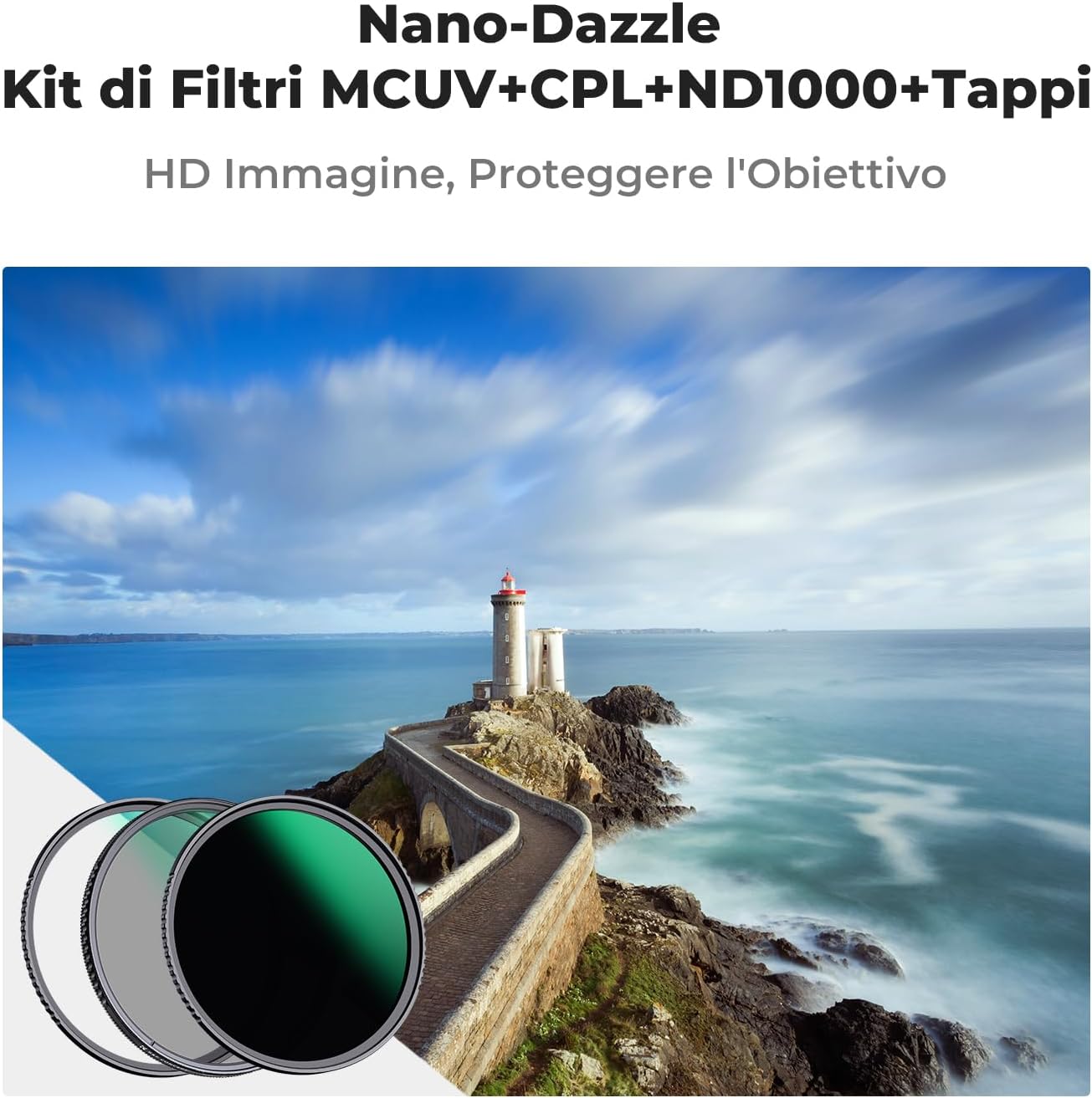K&f Concept Nano-Dazzle Filtri Kit 77mm - immagine 2
