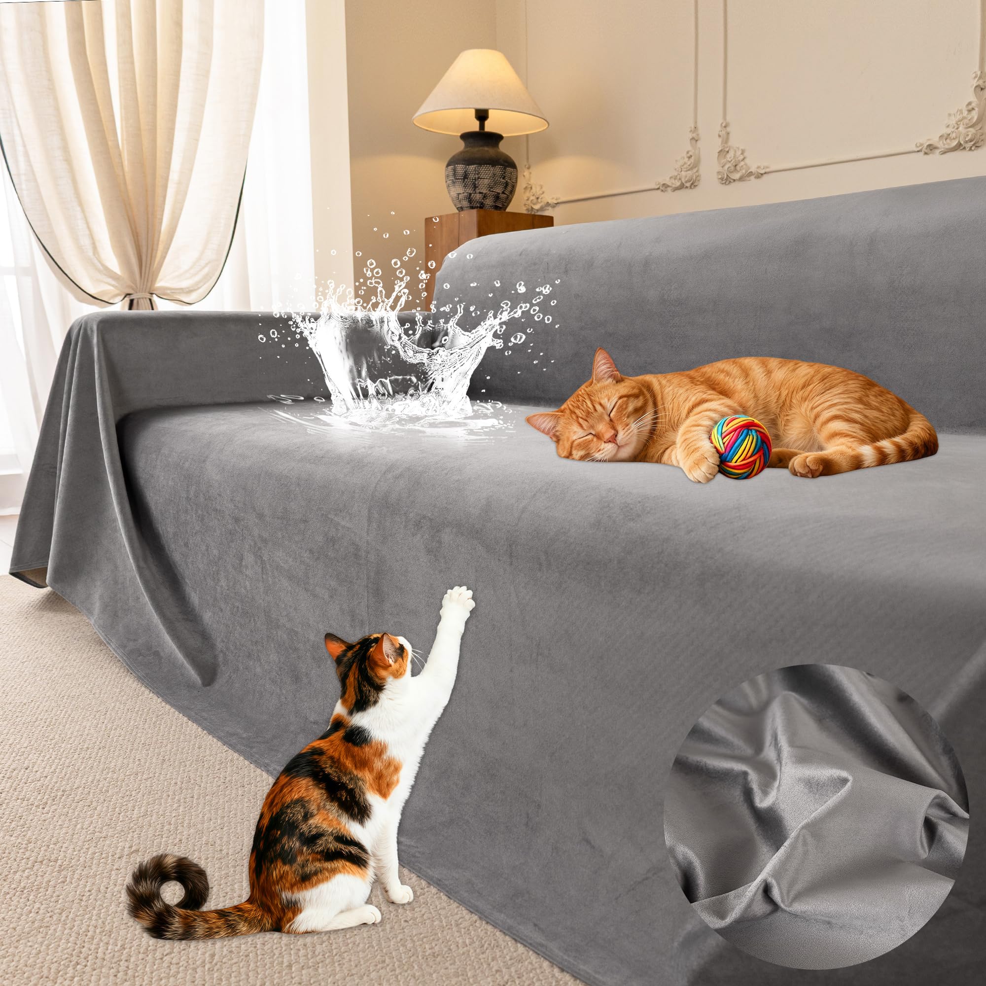 Loiion Protezione Divano Graffi Gatto 300x230cm