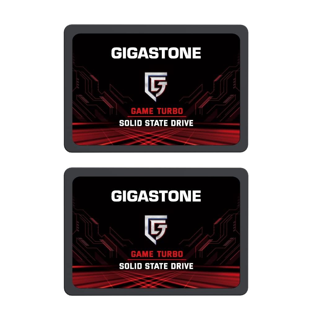 Gigastone SSD SATA III 512GB (2 Pack) - 2.5" Interno