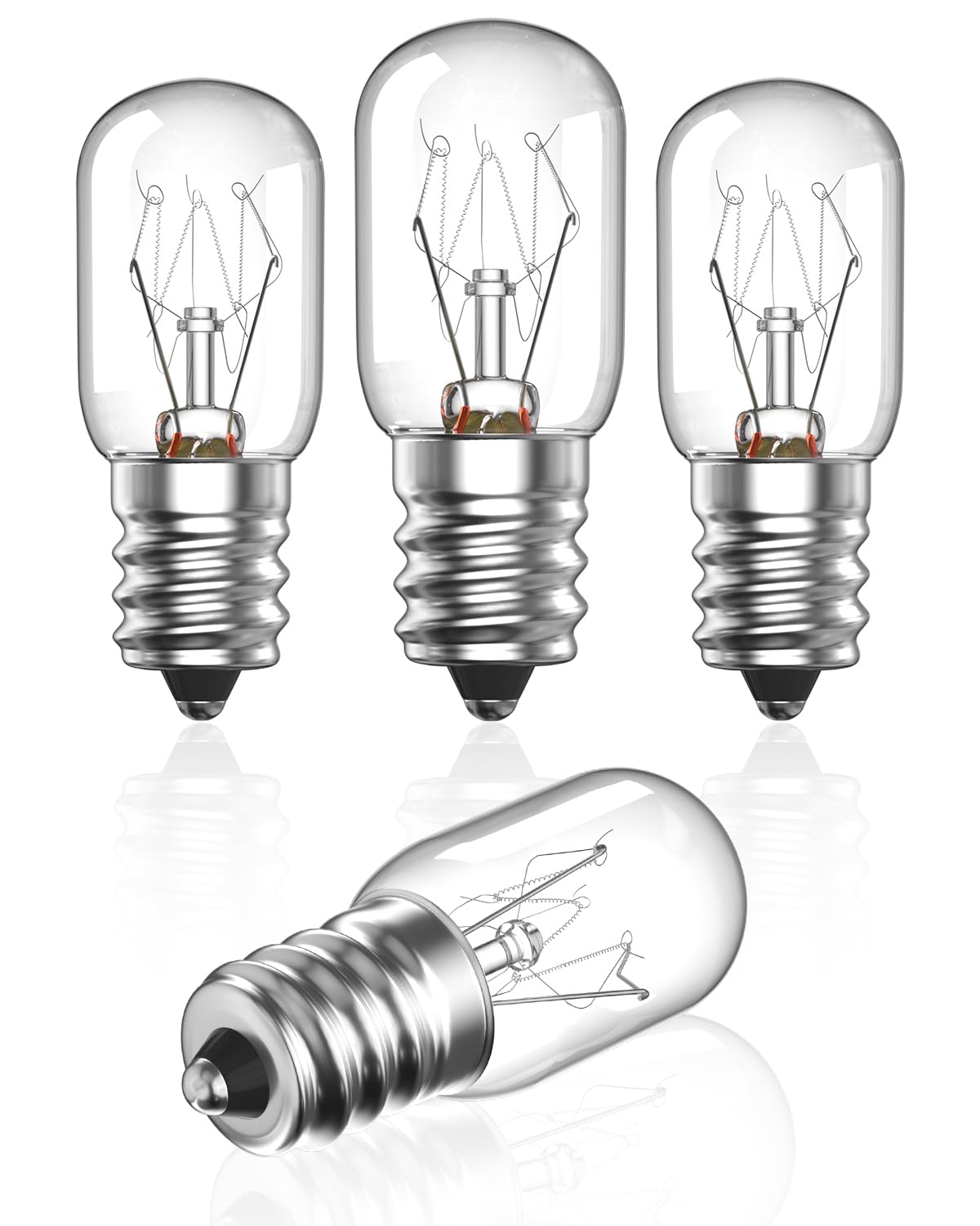 Bonlux Lampadine E14 15W per Lampada di Sale Himalayano (4 Pezzi)