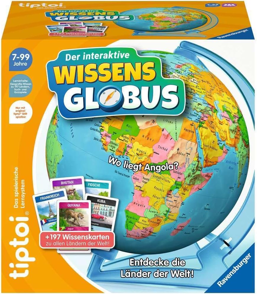 Ravensburger - tiptoi Der interaktive Wissens-Globus - immagine 1