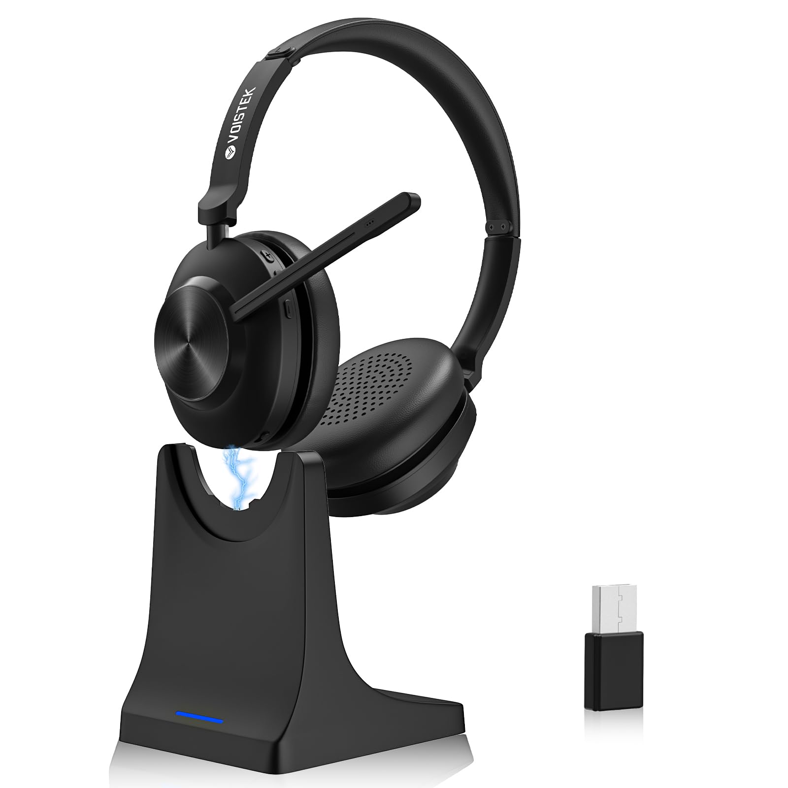 Voistek Cuffie Wireless Bluetooth 5.3 con Microfono ENC