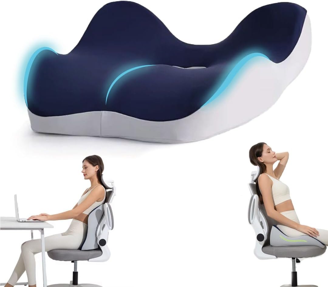 FS Cuscino Sedia Ufficio Memory Foam Ortopedico - immagine 1