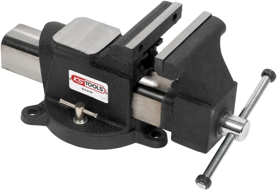 Ks Tools 914.0145 - Morsa da Banco Curva 125 mm - immagine 1