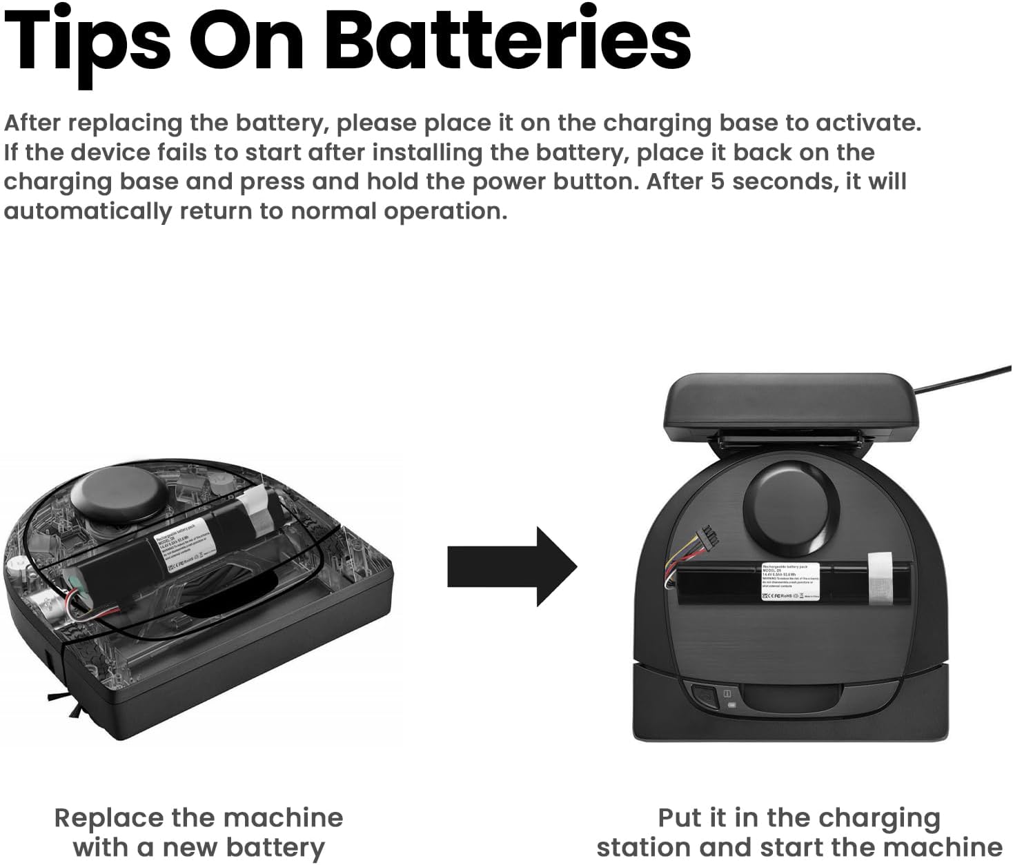 Antiee Batteria 6500mAh per Neato Robotics D3-D7 - immagine 2