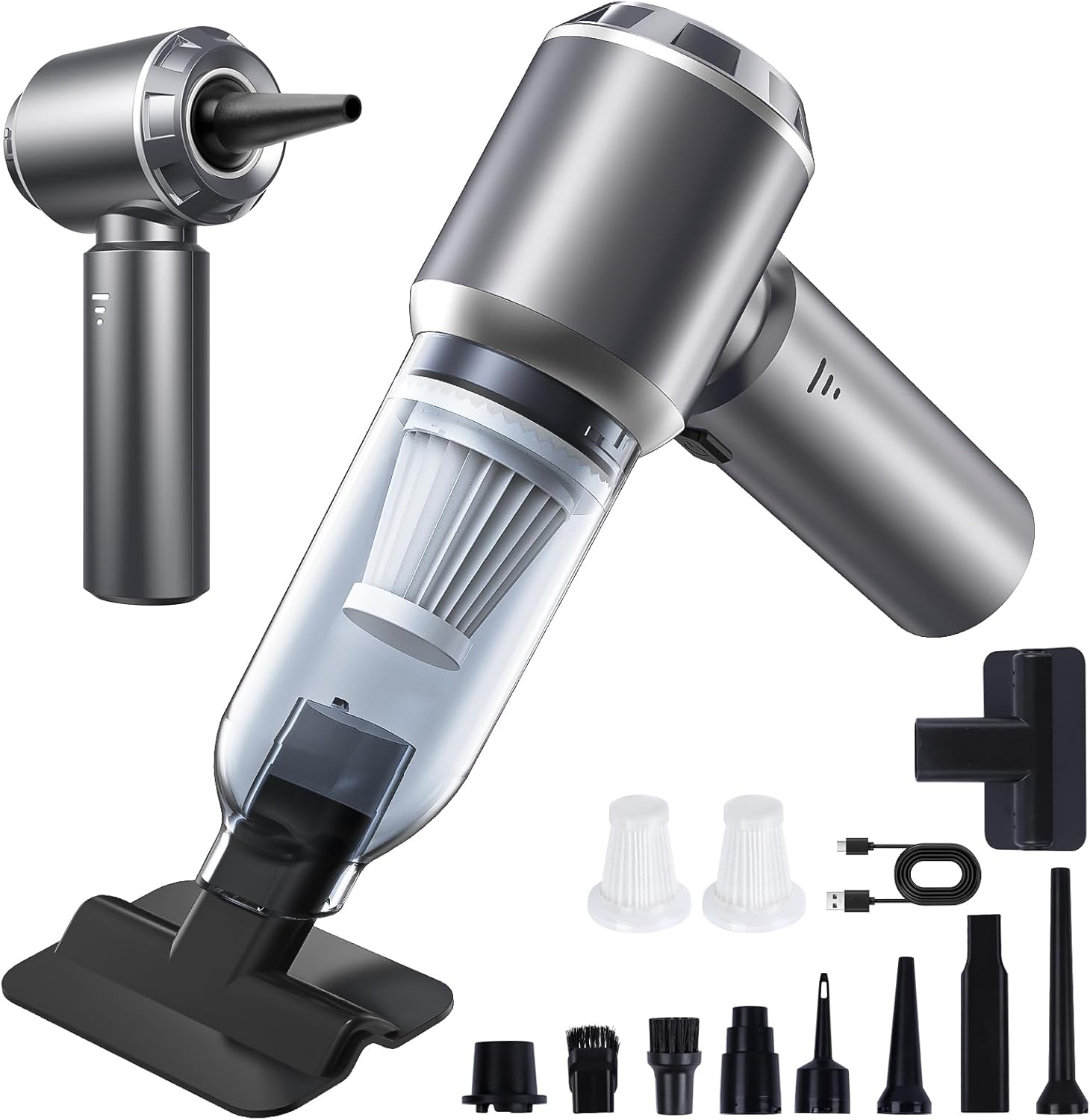 Willong Aspirapolvere Auto 18000Pa Senza Fili