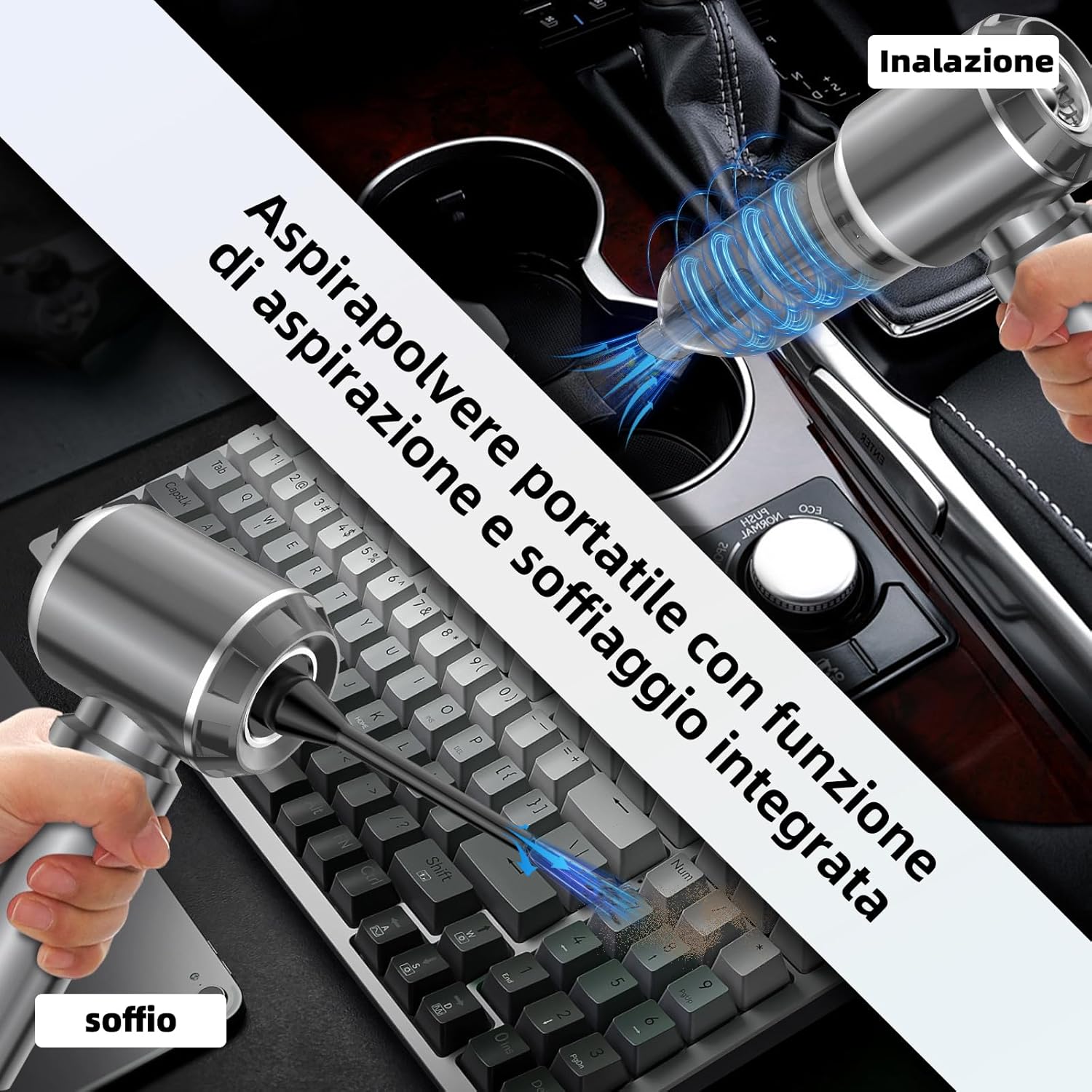 Aspirabriciole Senza Fili 26000Pa con Motore Brushless - immagine 3