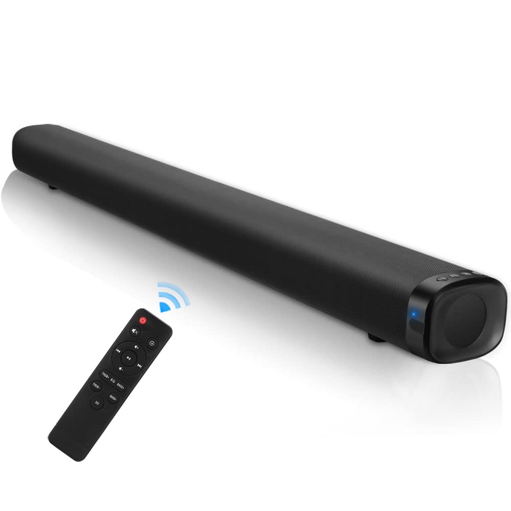 Huaqin Soundbar TV Bluetooth 120W 36 Pollici, Nero