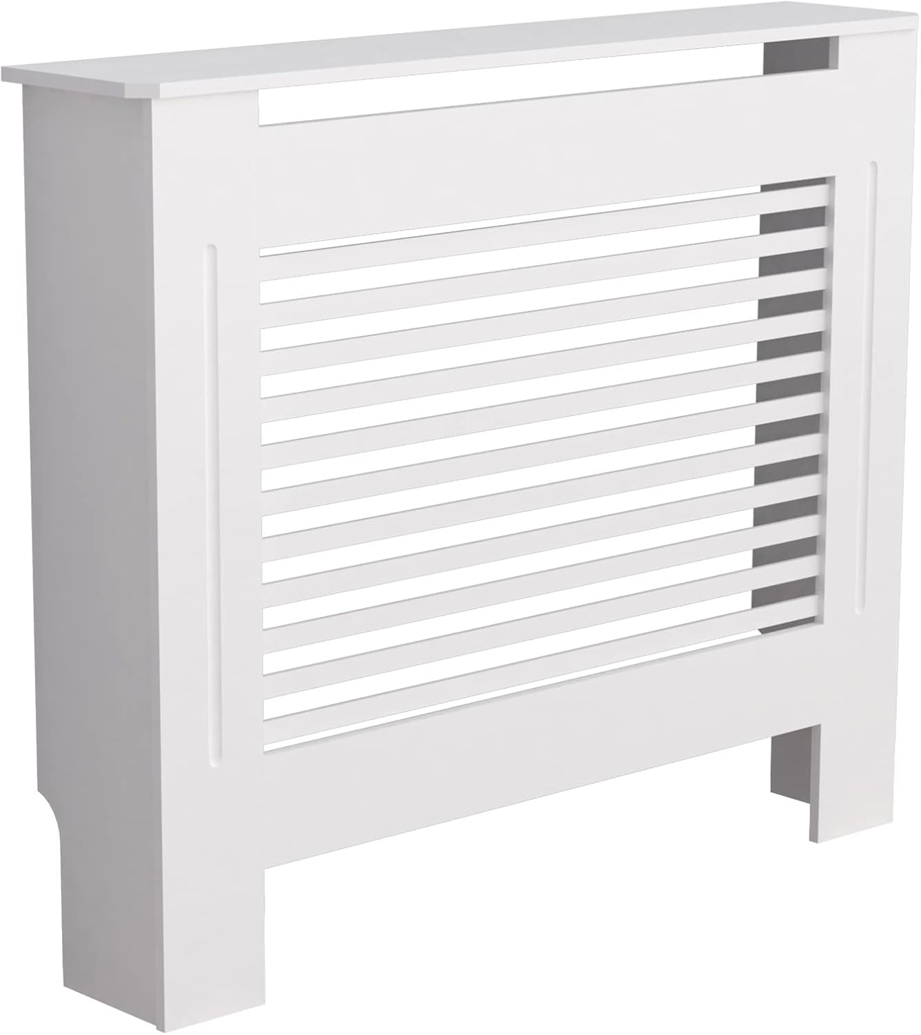 Fativo Copritermosifone Legno Moderno Bianco