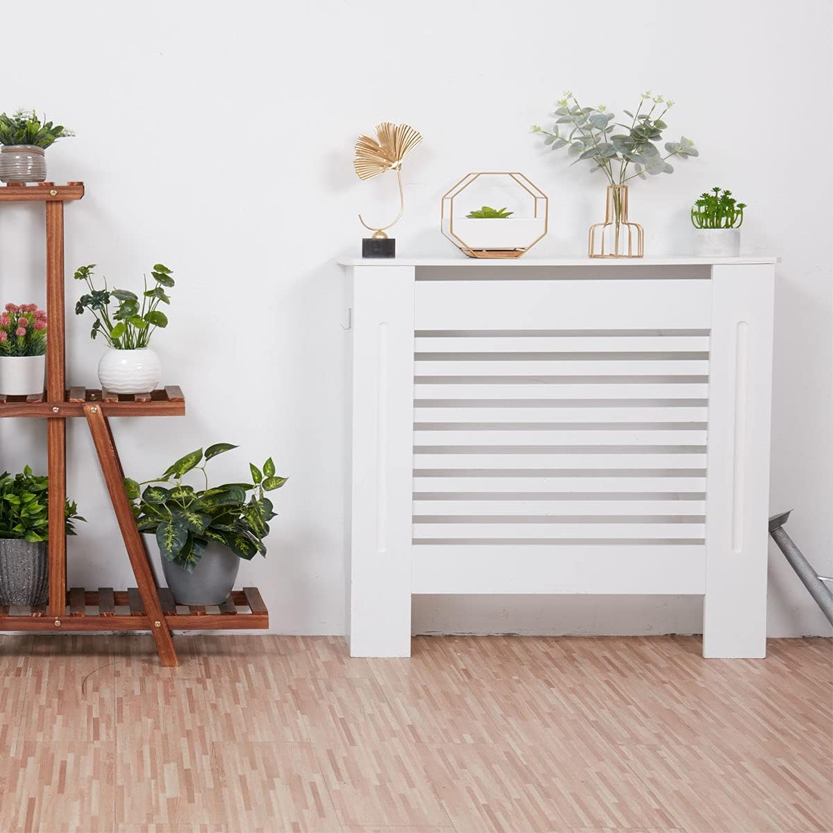 Fativo Copritermosifone Legno Moderno Bianco - immagine 4