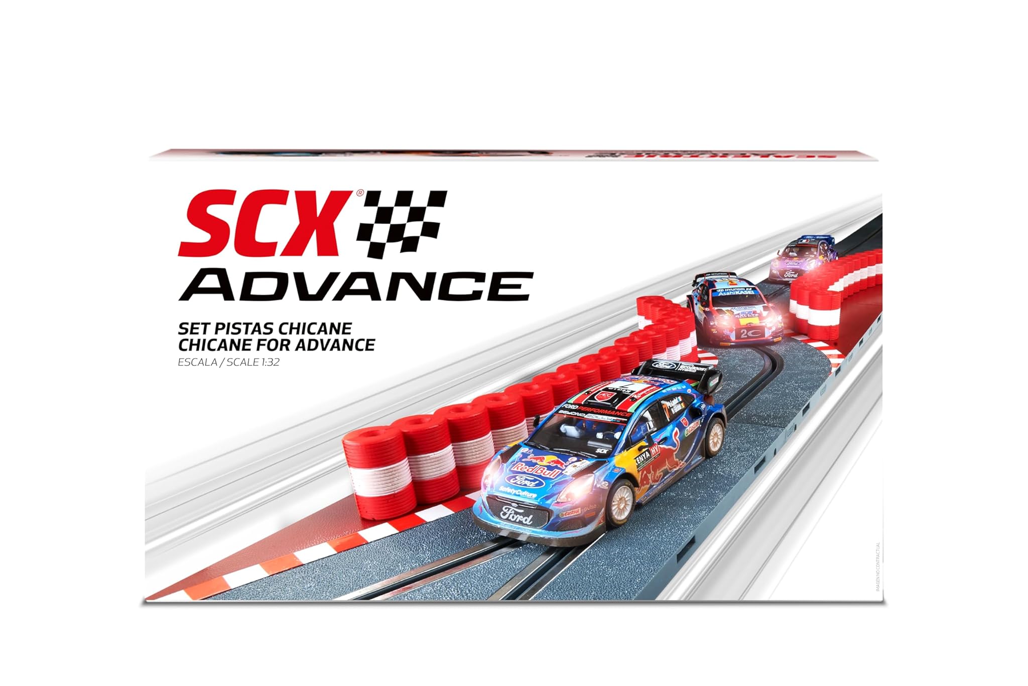 SCX - Accessorio di ingrandimento Advance Scala 1:32 (Chicane for Advance)