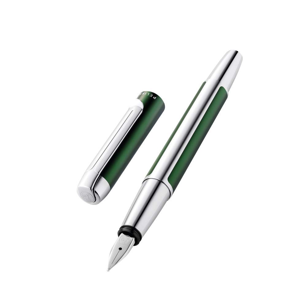 Pelikan Pura - Penna Stilografica Pennino M, Verde Foresta